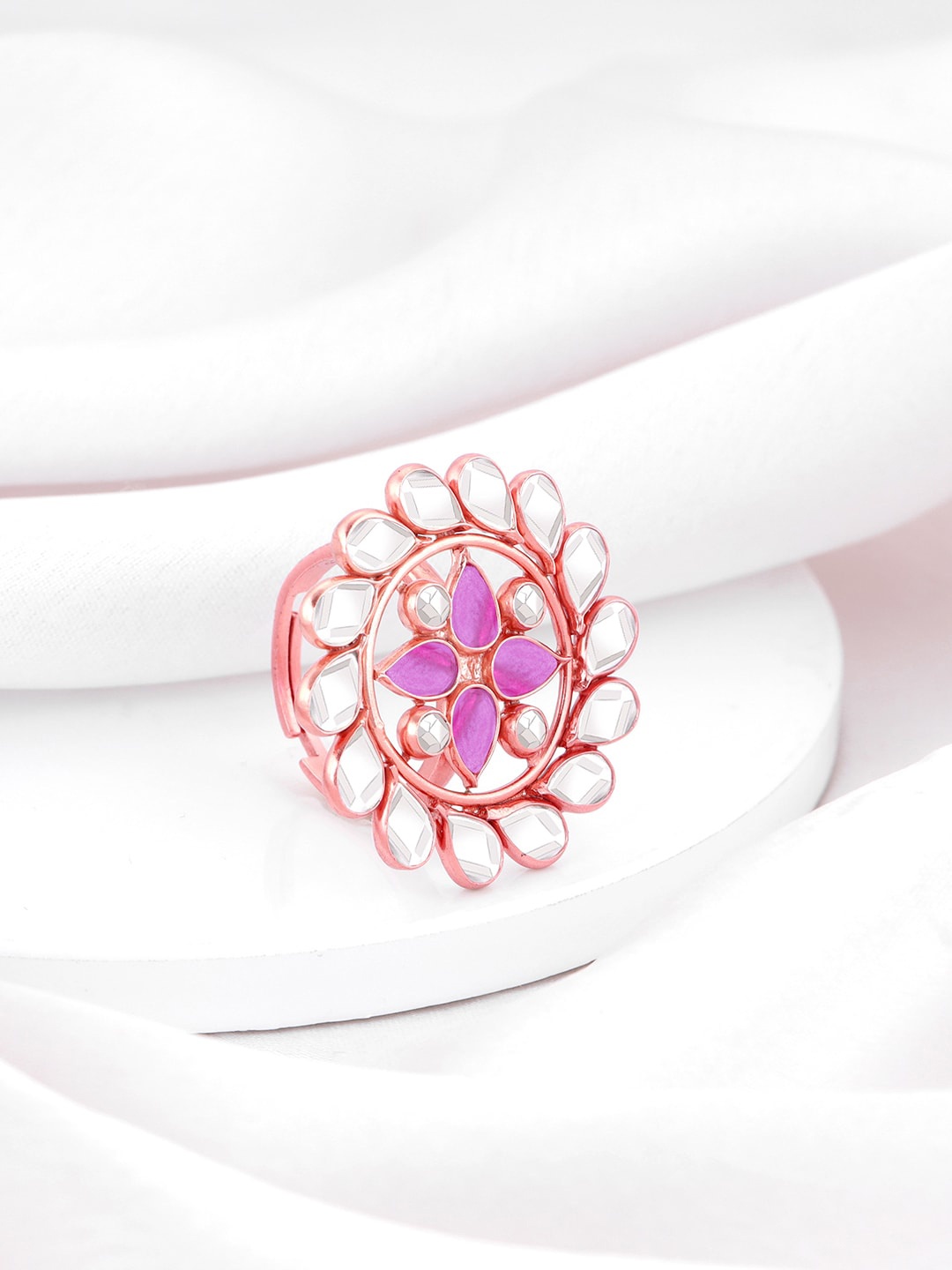 GIVA 925 Sterling Silver Rose Gold Plated Cubic Zirconia Studded Adjustable Finger Ring
GIVA 925 Sterling Silver Rose Gold Plated Cubic Zirconia Studded Adjustable Finger Ring