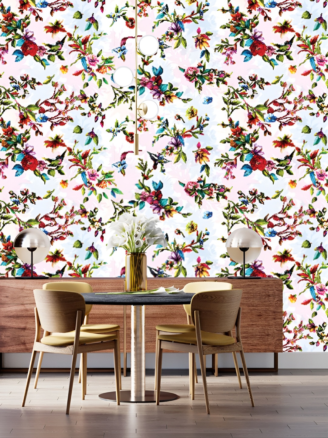 DWELLSINDIA White & Red Flower Printed Self-Adhesive Wall Grain Textured Wallpaper
DWELLSINDIA White & Red Flower Printed Self-Adhesive Wall Grain Textured Wallpaper