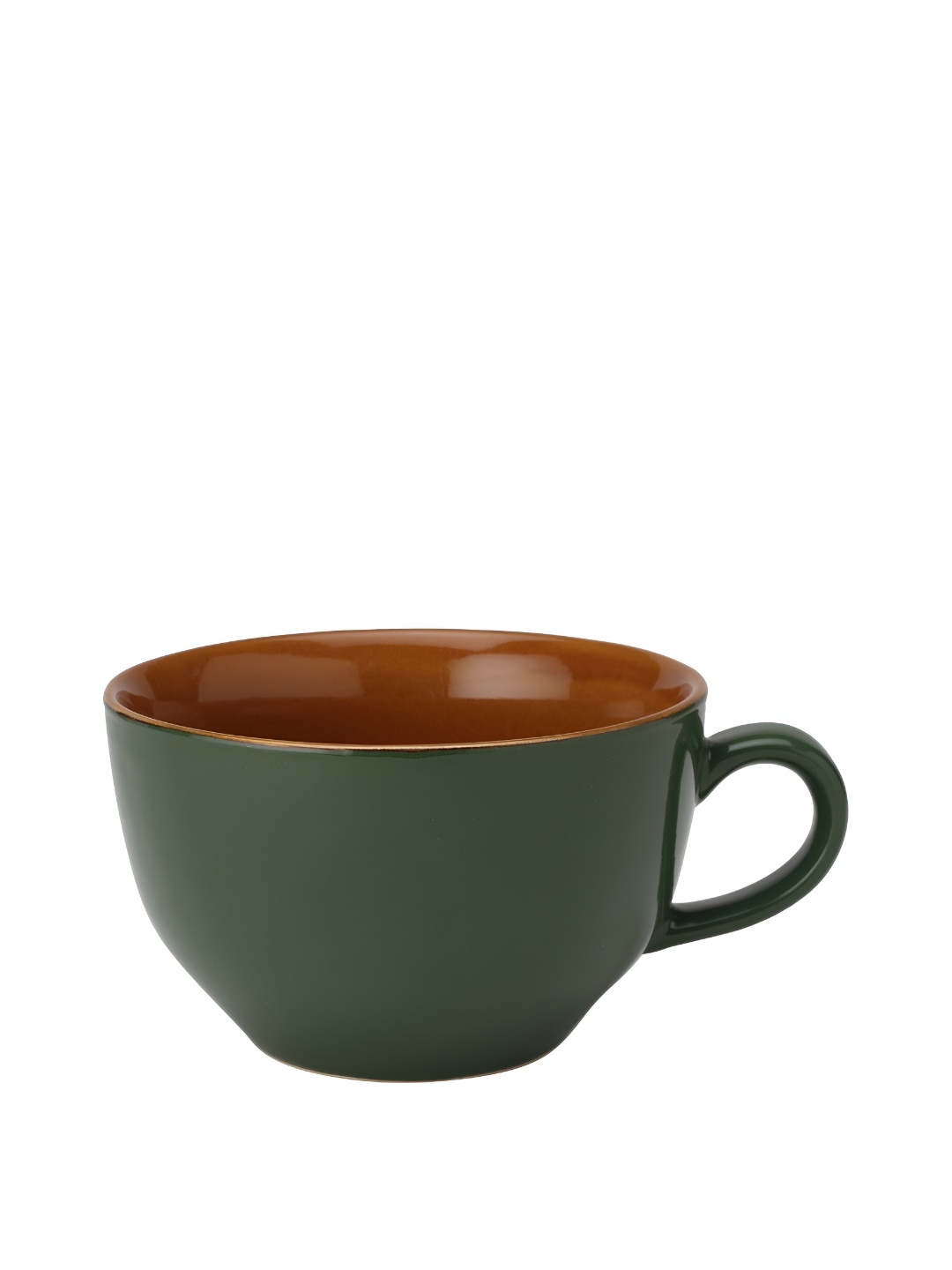 BODHI HOUSE Green & Brown Microwave Safe Ceramic Matte Mugs Ceramic Matte Mugs 350 ML
BODHI HOUSE Green & Brown Microwave Safe Ceramic Matte Mugs Ceramic Matte Mugs 350 ML