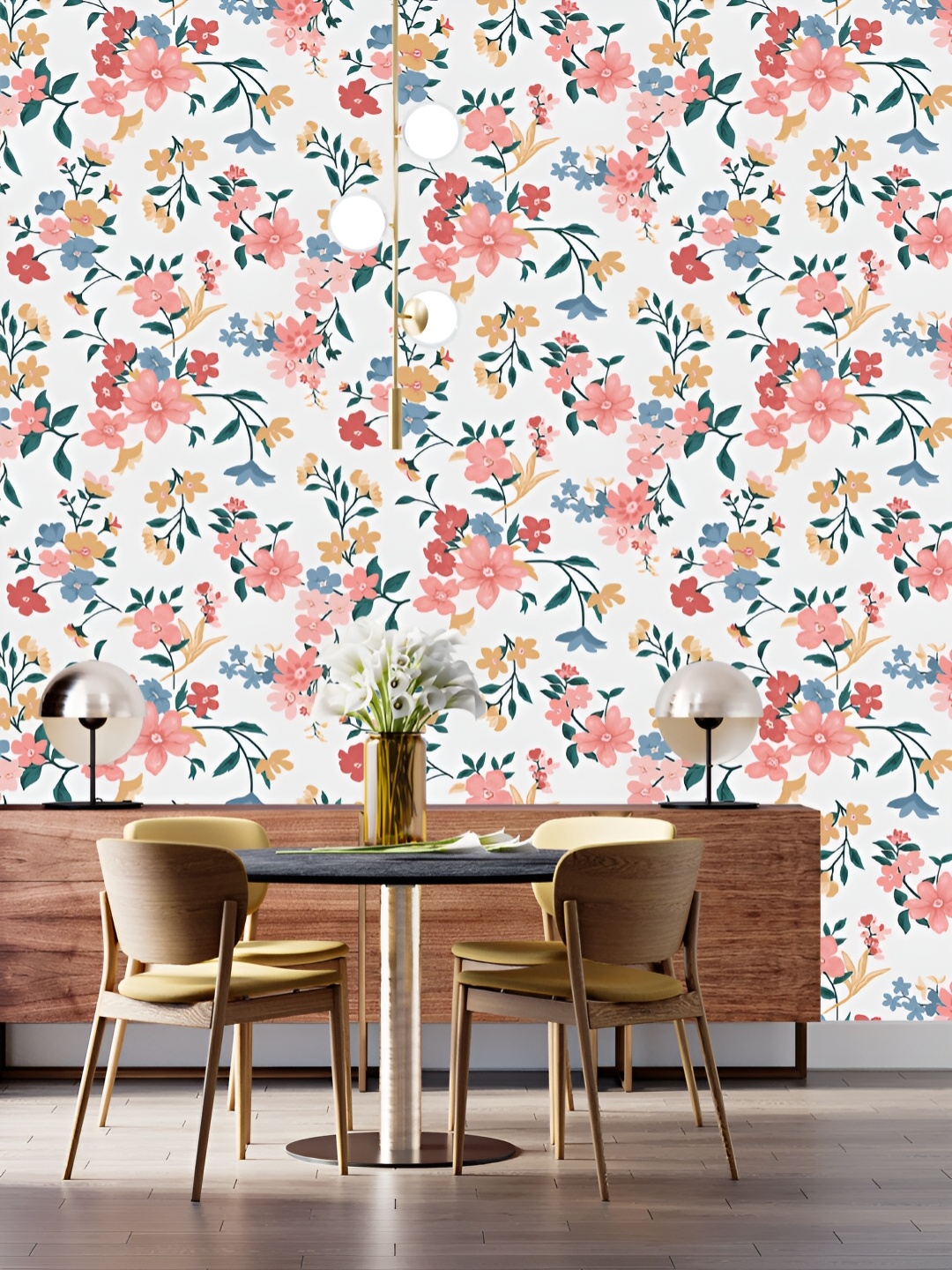 DWELLSINDIA White & Pink Floral Pattern Self Adhesive Waterproof Removable Wallpaper
DWELLSINDIA White & Pink Floral Pattern Self Adhesive Waterproof Removable Wallpaper