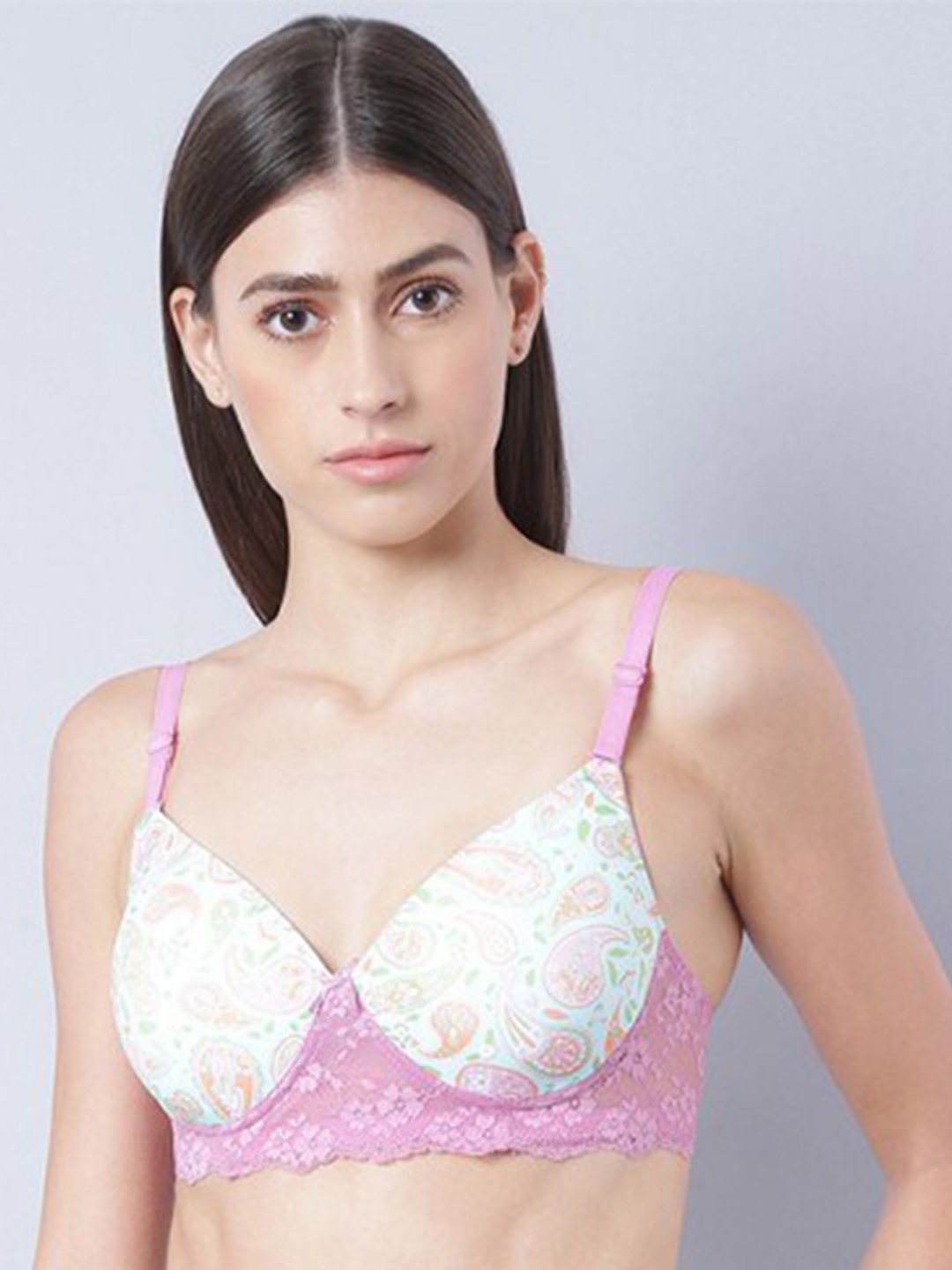 Aila Ethnic Motifs Printed Full Coverage Non Padded Everyday Bra With All Day Comfort, Green
Aila Ethnic Motifs Printed Full Coverage Non Padded Everyday Bra With All Day Comfort, Green