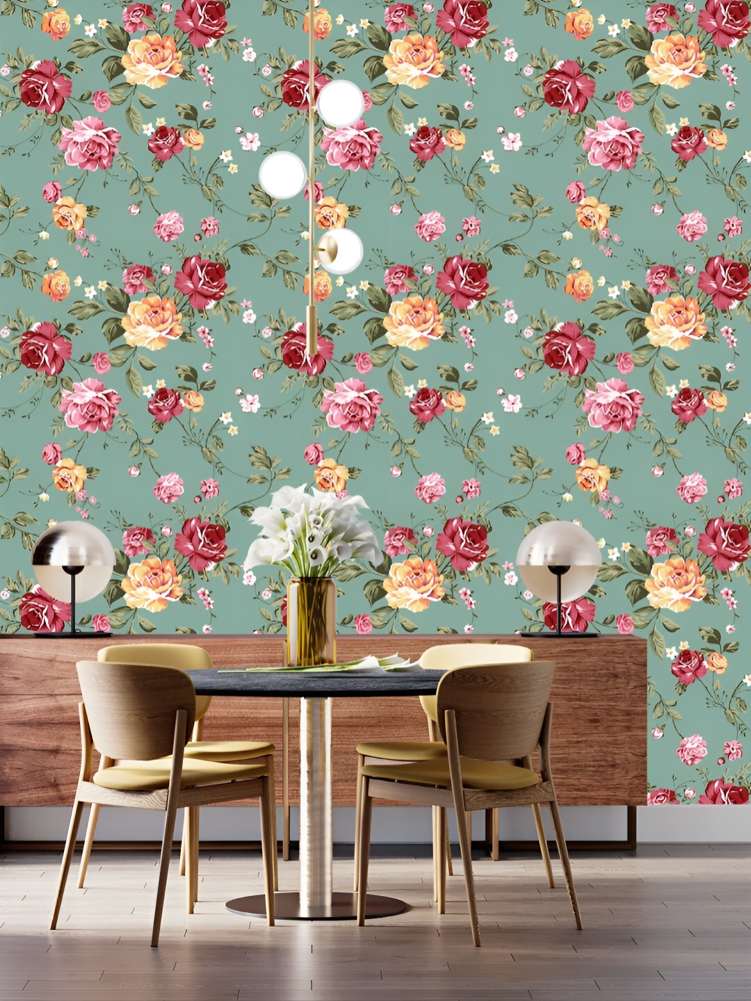 DWELLSINDIA Green & Pink Floral Pattern Self Adhesive Waterproof Removable Wallpaper
DWELLSINDIA Green & Pink Floral Pattern Self Adhesive Waterproof Removable Wallpaper