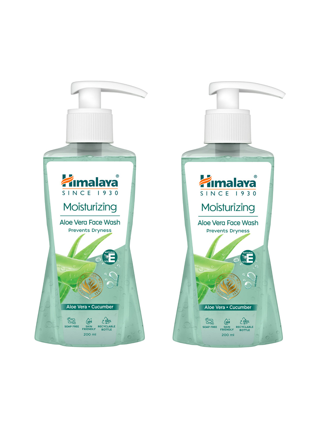 Himalaya Set Of 2 Moisturizing Aloe Vera Face Wash With Natural Vitamin E - 200ml Each, Green
Himalaya Set Of 2 Moisturizing Aloe Vera Face Wash With Natural Vitamin E - 200ml Each, Green