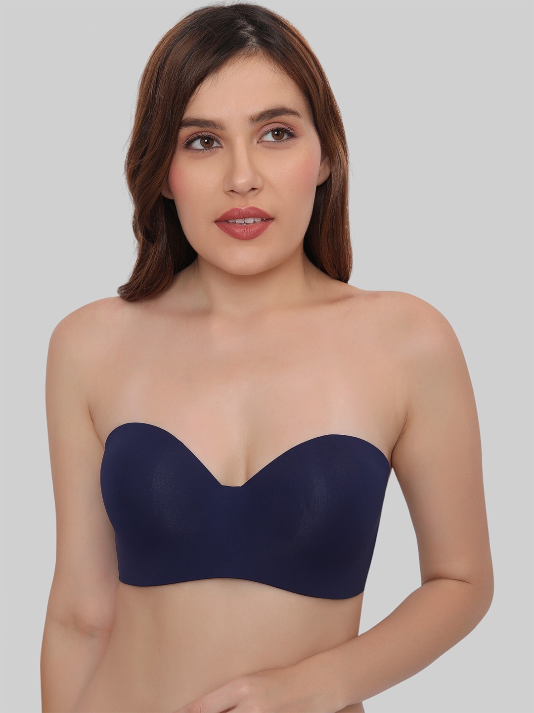 PLUMBURY Medium Coverage Underwired Lightly Padded Bra with All Day Comfort, Navy blue
PLUMBURY Medium Coverage Underwired Lightly Padded Bra with All Day Comfort, Navy blue