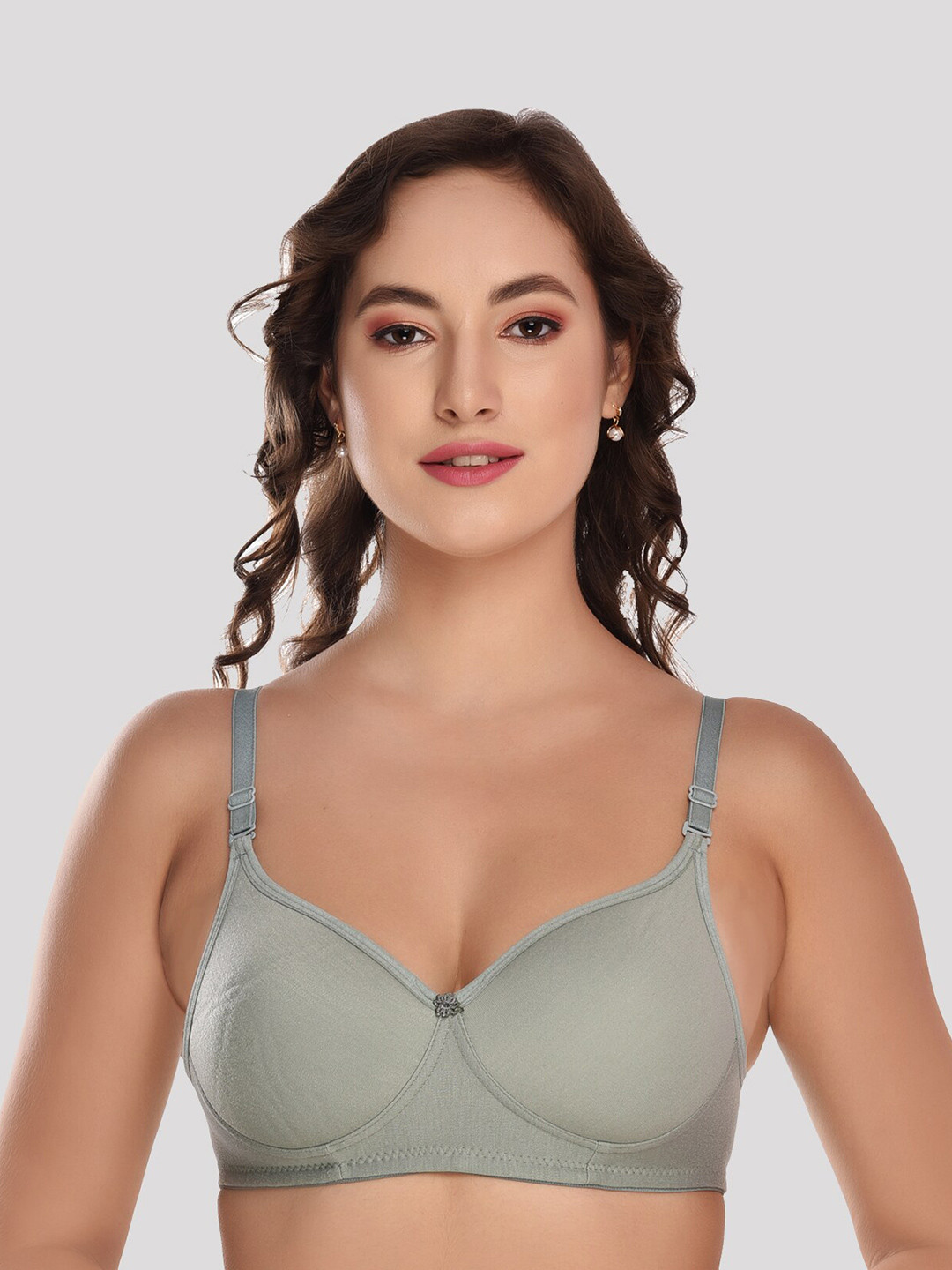 ACCEZORY Kamini Lightly Padded T-Shirt Bra Full Coverage Super Support All Day Comfort, Green
ACCEZORY Kamini Lightly Padded T-Shirt Bra Full Coverage Super Support All Day Comfort, Green