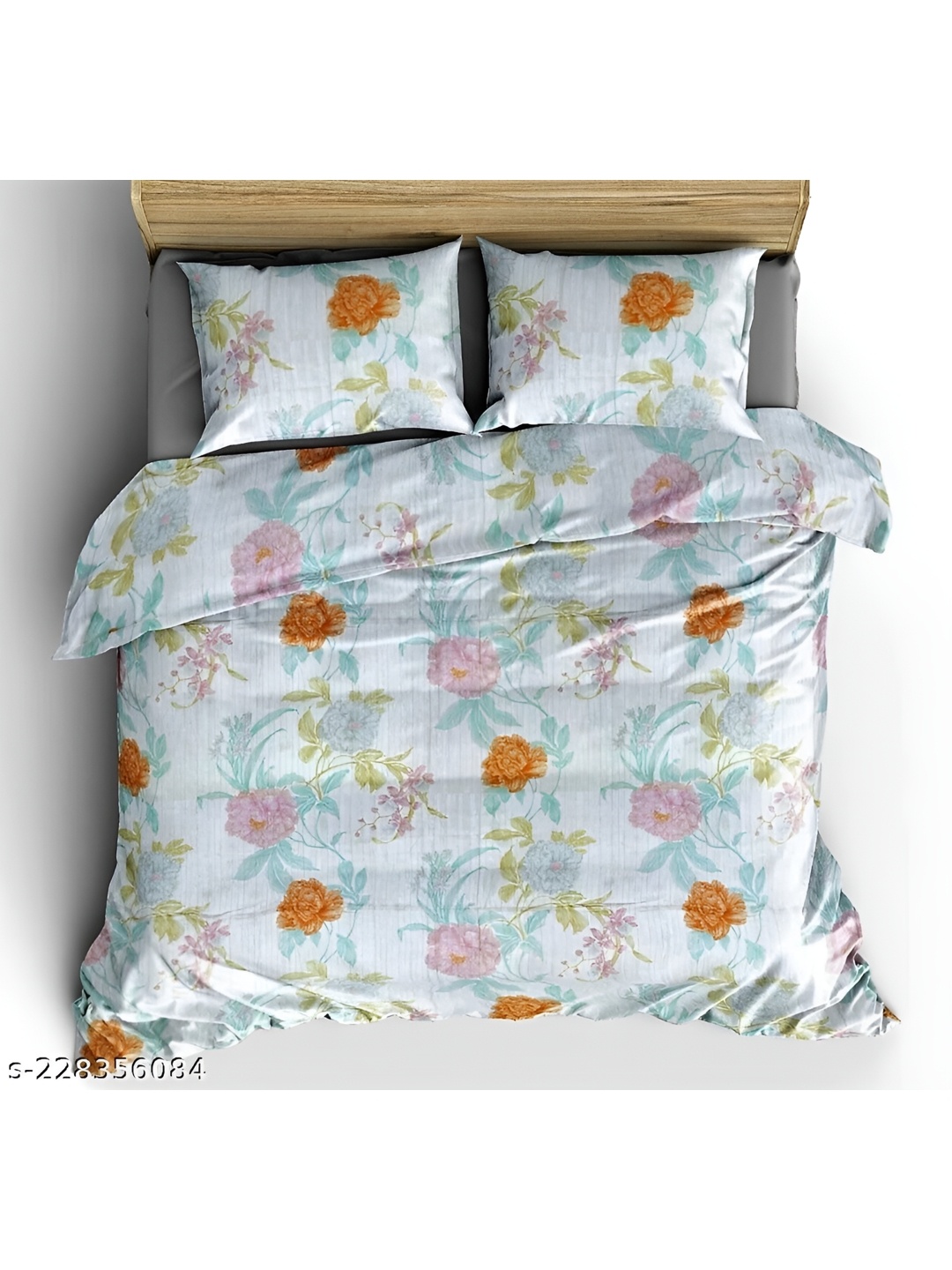 Bedbathandbliss Blue & Orange Floral 300 TC Cotton King Bedsheet with 2 Pillow Covers
Bedbathandbliss Blue & Orange Floral 300 TC Cotton King Bedsheet with 2 Pillow Covers
