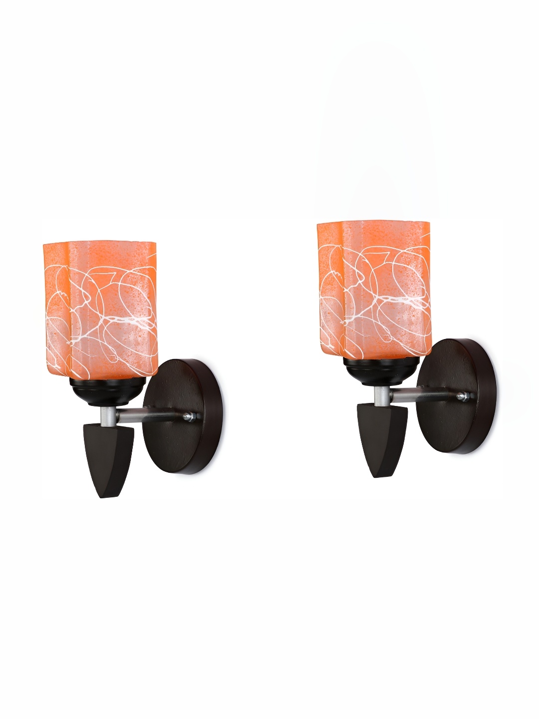Afast Orange & Black 2 Pieces Printed Abstract Shaped Glass Contemporary Wall Lamps
Afast Orange & Black 2 Pieces Printed Abstract Shaped Glass Contemporary Wall Lamps