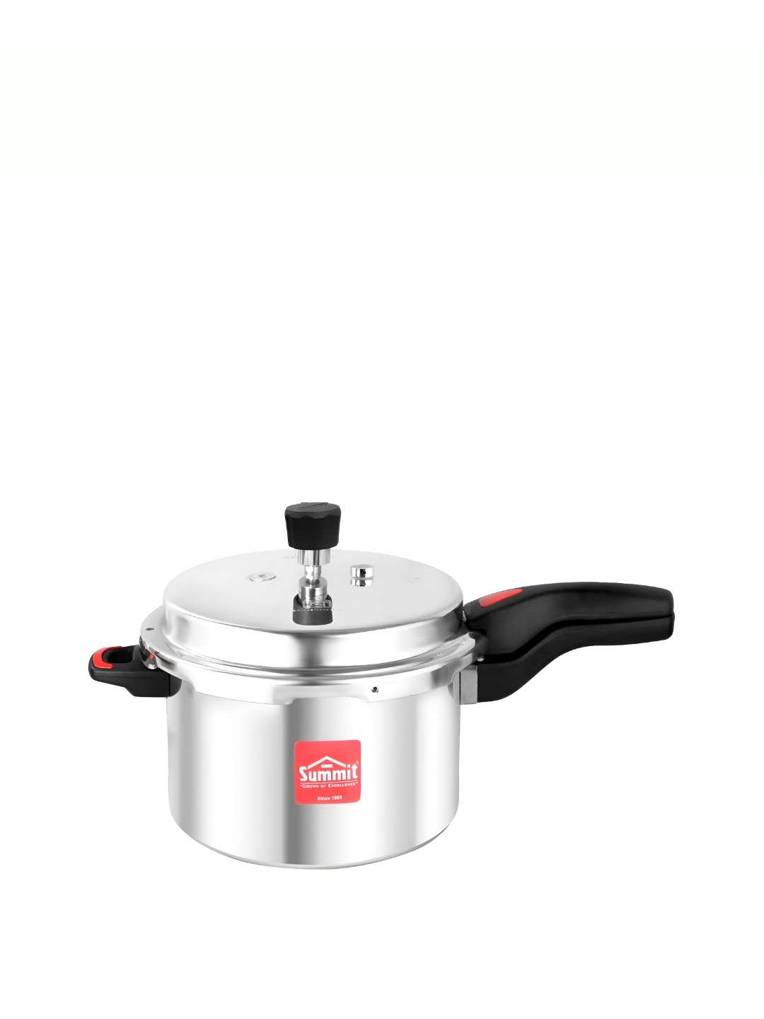 SUMMIT Outerlid 7.5L Heavy Double Safety Valve Aluminium Pressure Cooker, Silver
SUMMIT Outerlid 7.5L Heavy Double Safety Valve Aluminium Pressure Cooker, Silver