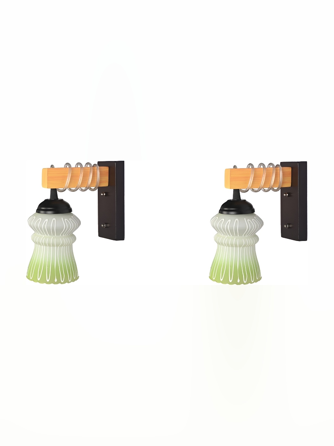 Afast White & Green 2 Pieces Printed Abstract Shaped Glass Contemporary Wall Lamps
Afast White & Green 2 Pieces Printed Abstract Shaped Glass Contemporary Wall Lamps