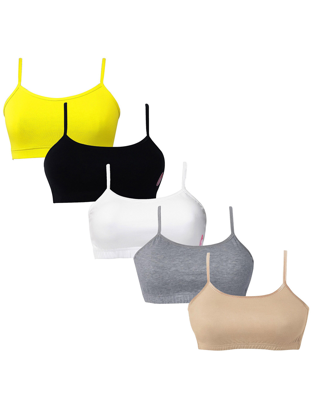 DChica Girls Pack Of Full 5 Coverage Cotton Workout Bra With All Day Comfort, Green
DChica Girls Pack Of Full 5 Coverage Cotton Workout Bra With All Day Comfort, Green