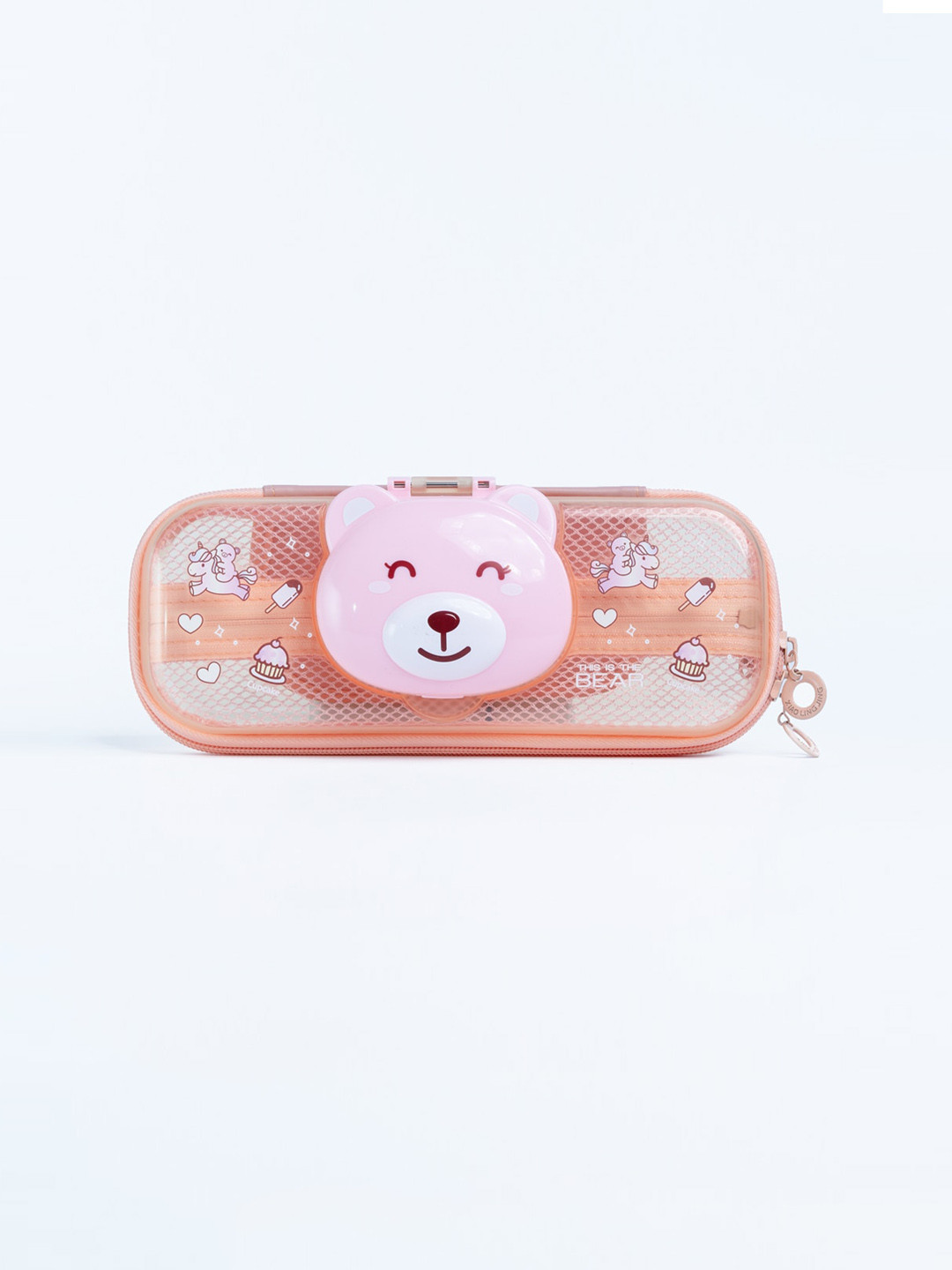 QIPS Girls Printed High Quality Durable Pencil Case, Orange 
QIPS Girls Printed High Quality Durable Pencil Case, Orange