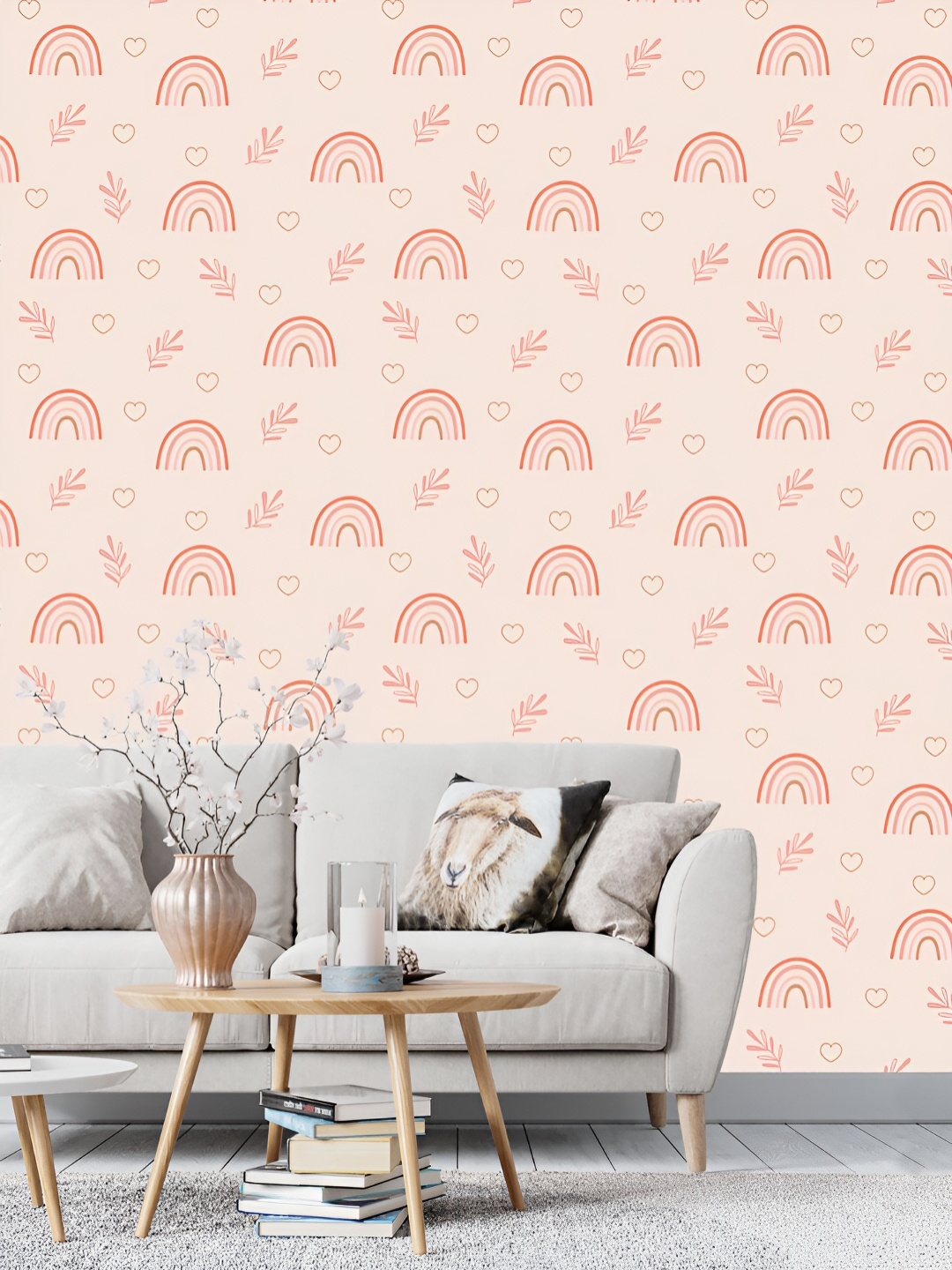 DWELLSINDIA Pink & Brown Rainbow-Printed Self-Adhesive Waterproof Laminated Wallpaper
DWELLSINDIA Pink & Brown Rainbow-Printed Self-Adhesive Waterproof Laminated Wallpaper