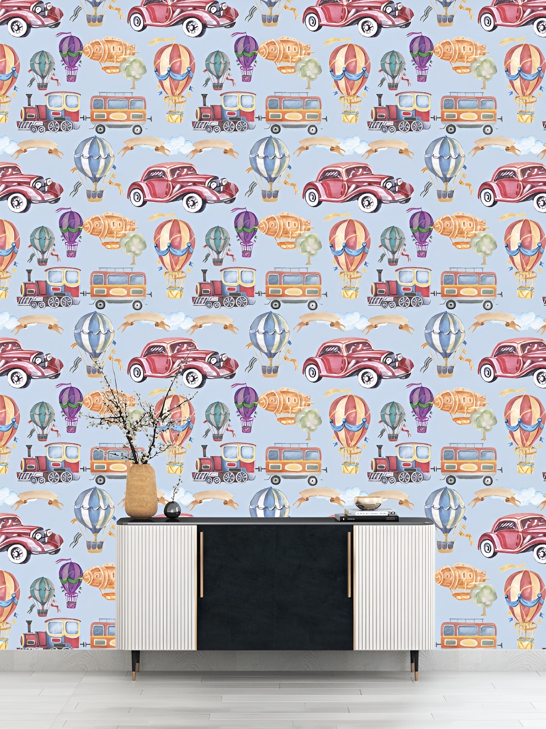 DWELLSINDIA Blue & Pink Balloon Printed Self Adhesive Waterproof Laminated Wallpaper
DWELLSINDIA Blue & Pink Balloon Printed Self Adhesive Waterproof Laminated Wallpaper
