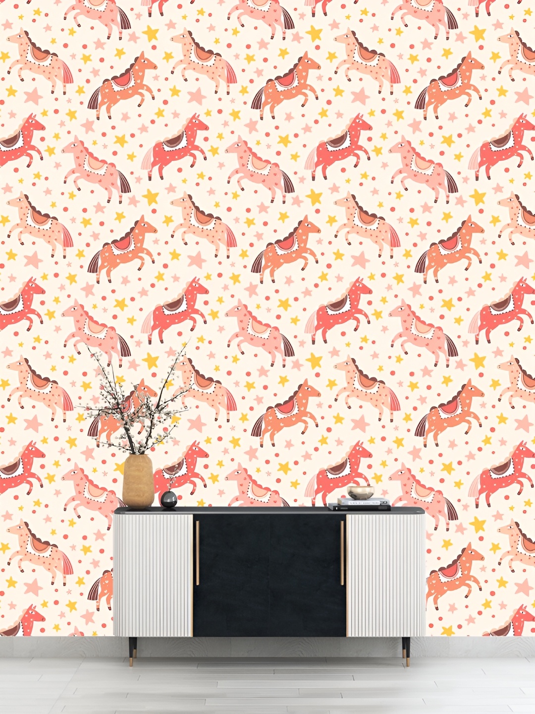 DWELLSINDIA Pink & Yellow Horse Printed Self Adhesive Waterproof Laminated Wallpaper
DWELLSINDIA Pink & Yellow Horse Printed Self Adhesive Waterproof Laminated Wallpaper