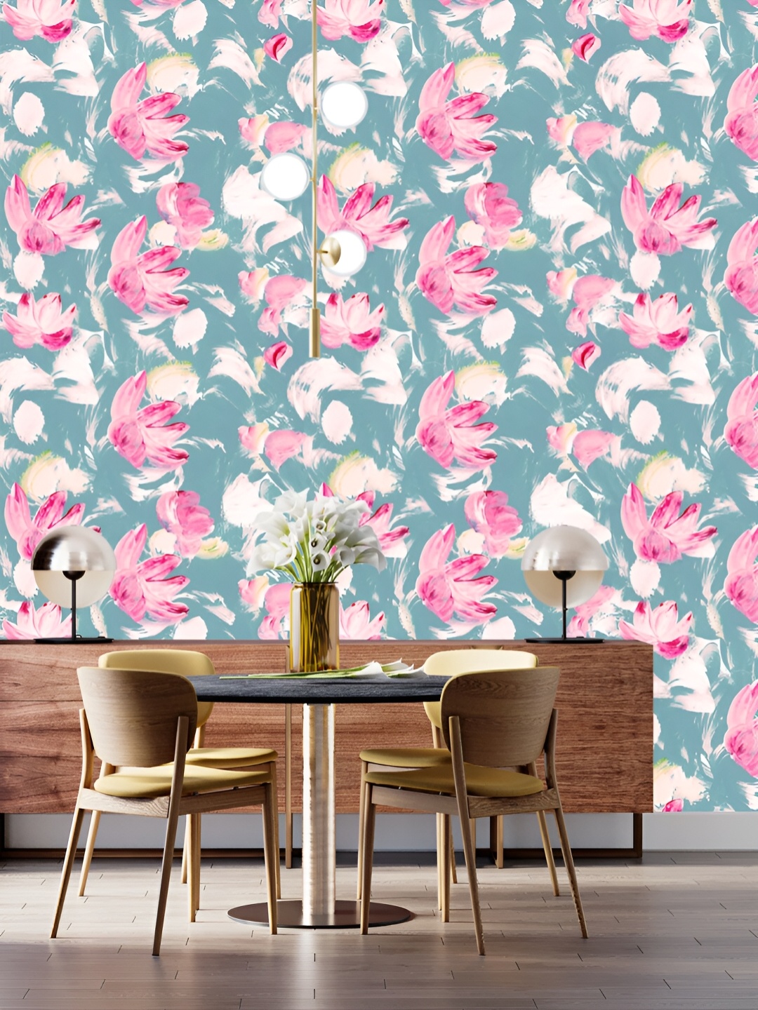 DWELLSINDIA Blue & Pink Floral Self-adhesive Waterproof & Scratch Resistant Wallpaper
DWELLSINDIA Blue & Pink Floral Self-adhesive Waterproof & Scratch Resistant Wallpaper