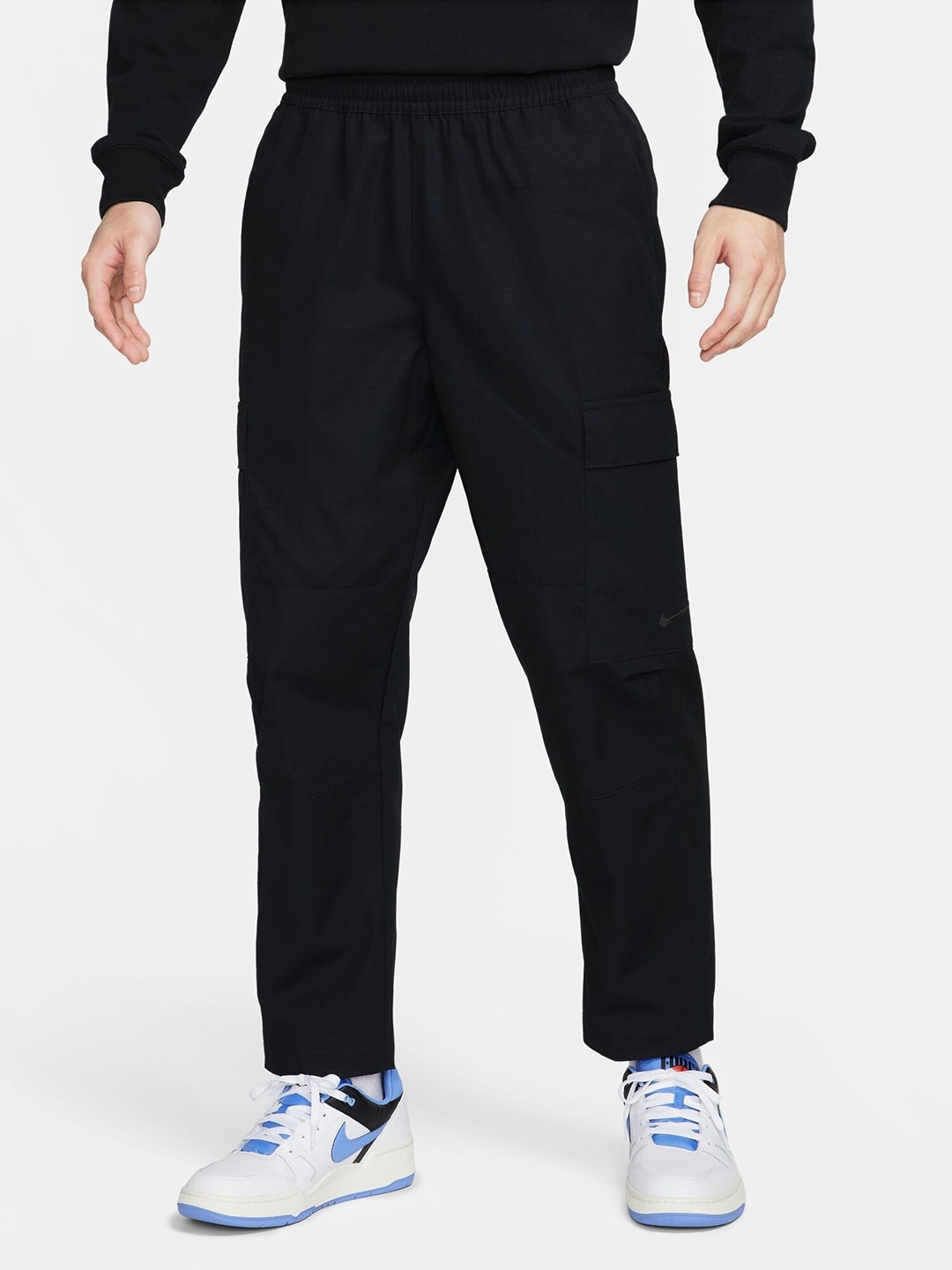Nike Men Black Trackpants