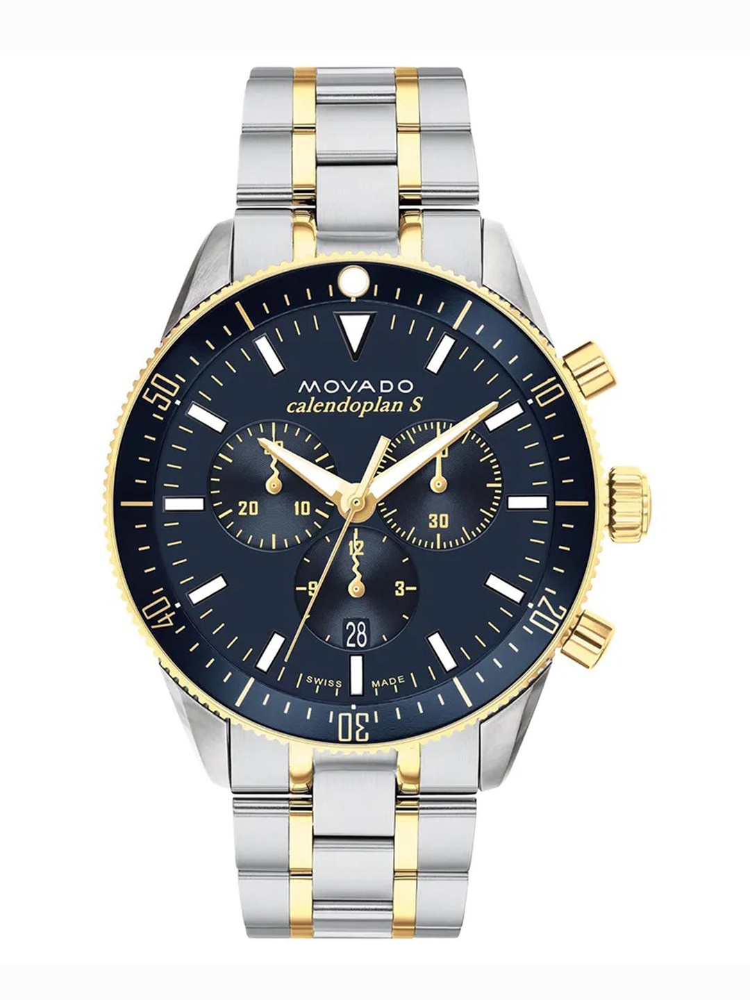 MOVADO Men Stainless Steel Bracelet Style Straps Analogue Chronograph Watch 3650126, Silver
MOVADO Men Stainless Steel Bracelet Style Straps Analogue Chronograph Watch 3650126, Silver