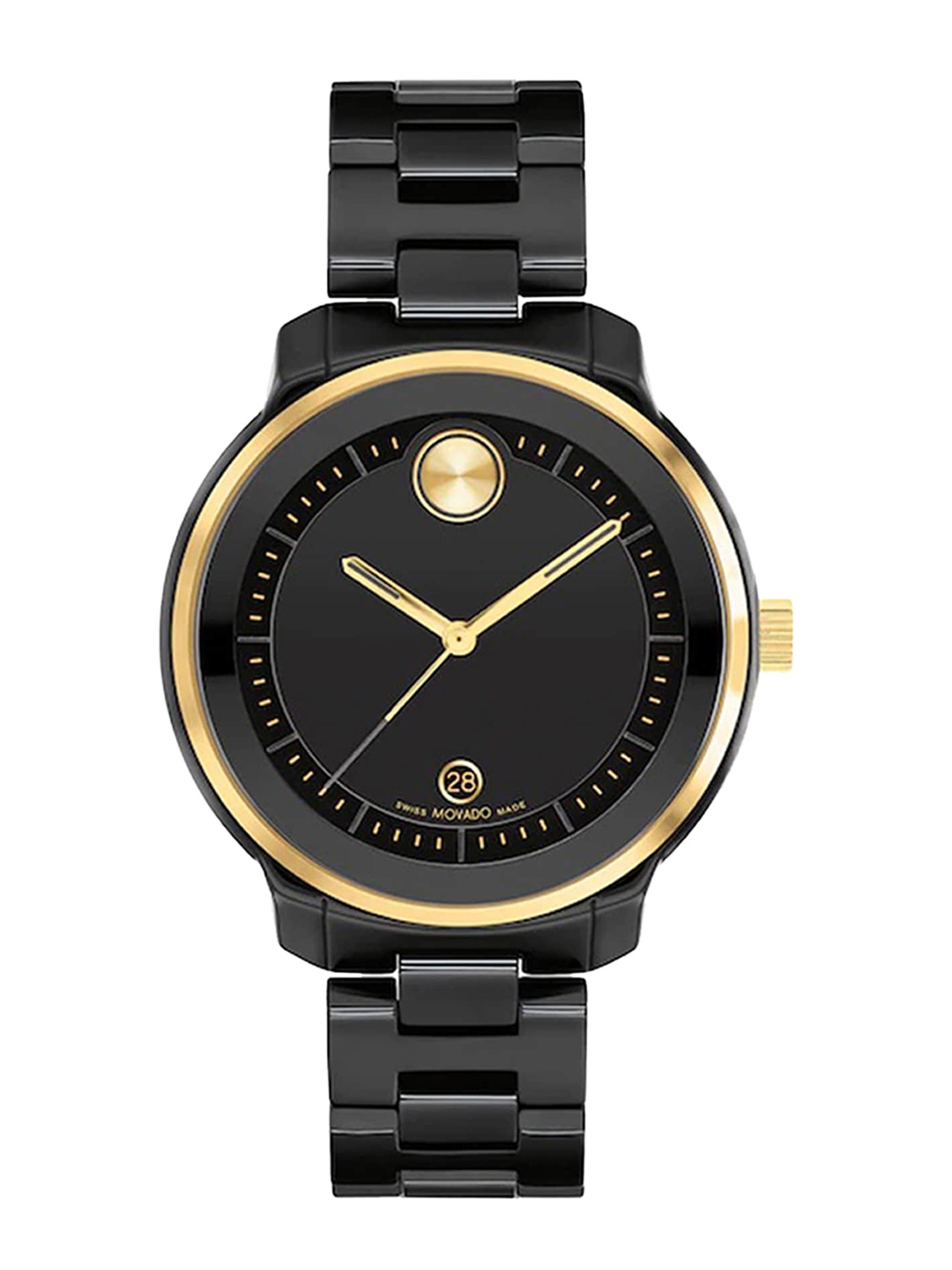 MOVADO Women Brass Dial Ceramic Bracelet Style Straps Analogue Watch 3600936, Black
MOVADO Women Brass Dial Ceramic Bracelet Style Straps Analogue Watch 3600936, Black