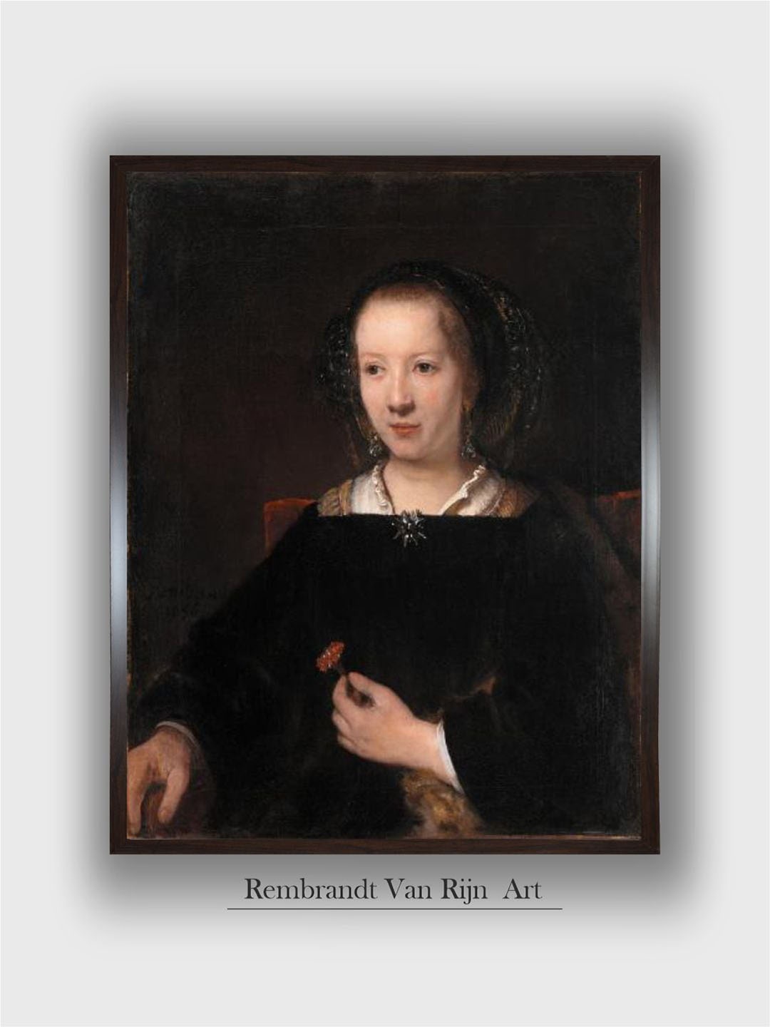 The Art House Black & Brown Young Woman with a Carnation Wooden Framed Wall Paintings
The Art House Black & Brown Young Woman with a Carnation Wooden Framed Wall Paintings