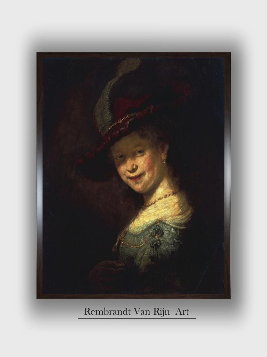 The Art House Black Saskia As A Girl By Rembrandt Van Rijn Wooden Painting Wall Art, Brown
The Art House Black Saskia As A Girl By Rembrandt Van Rijn Wooden Painting Wall Art, Brown