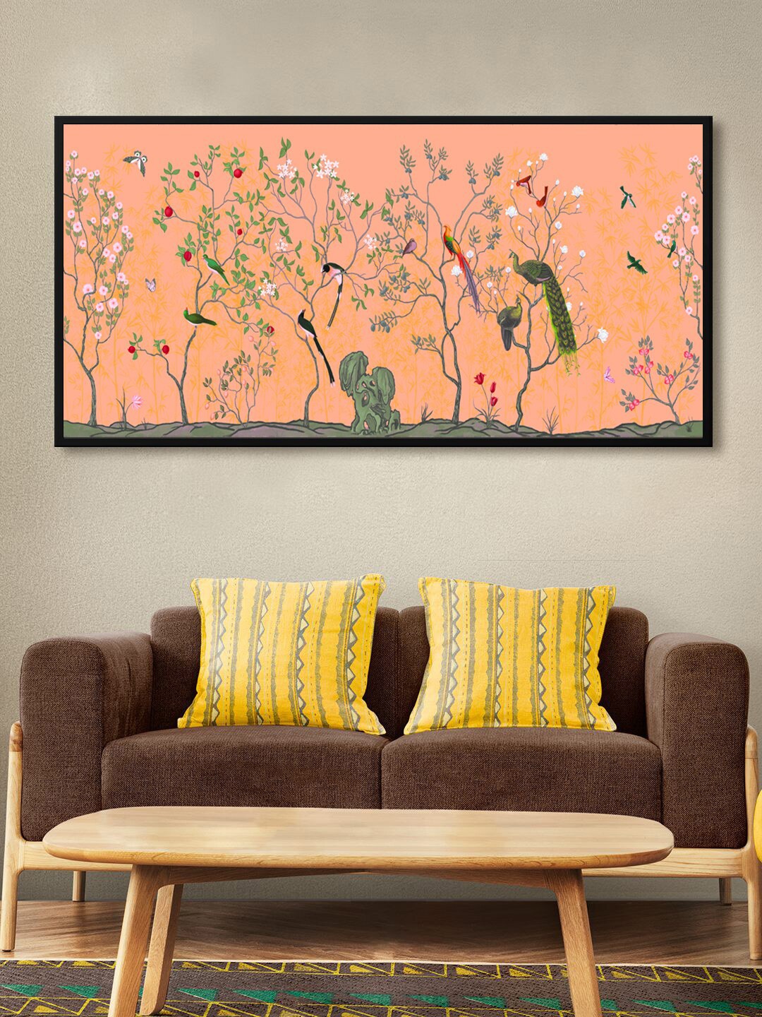 999Store Peach Flower With Tree And Birds Peacock Modern Art Canvas Painting Wall Art
999Store Peach Flower With Tree And Birds Peacock Modern Art Canvas Painting Wall Art