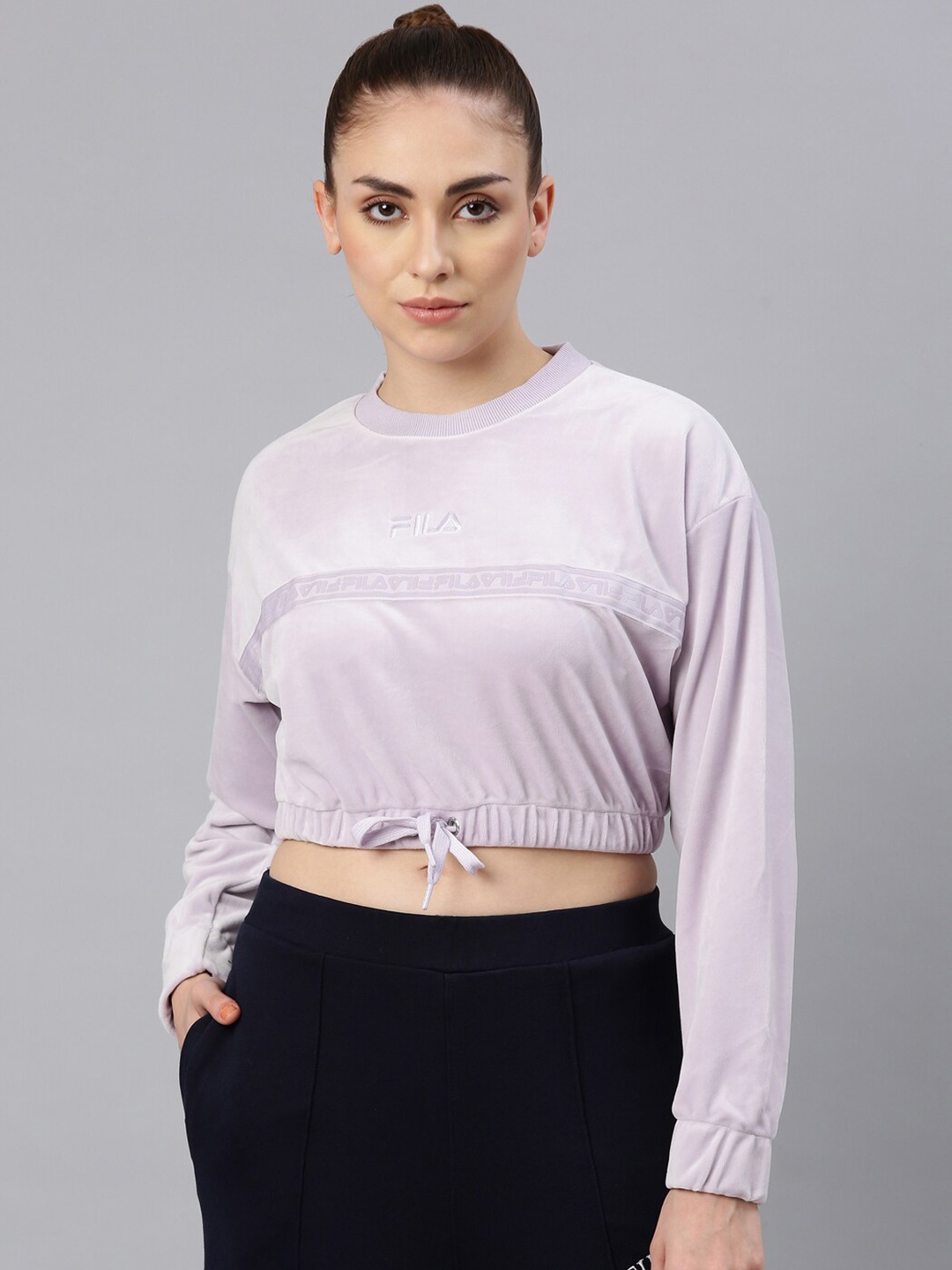 FILA Women Lavender Sweatshirt