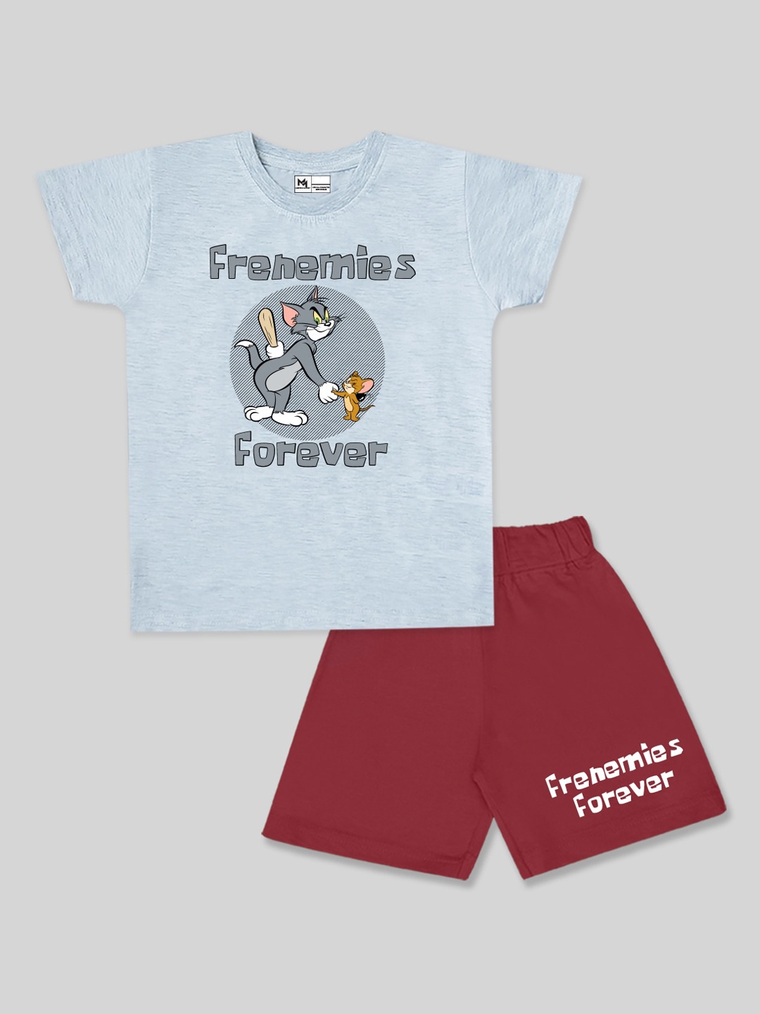 Minute Mirth Infant Boys Tom & Jerry Printed Pure Cotton T-shirt with Shorts Clothing Set, Blue
Minute Mirth Infant Boys Tom & Jerry Printed Pure Cotton T-shirt with Shorts Clothing Set, Blue