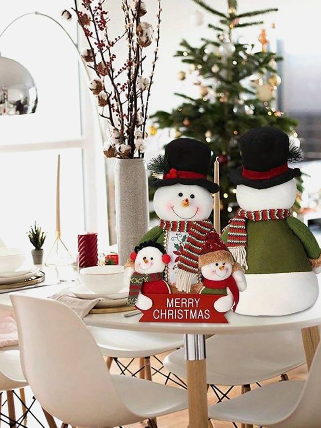 Little Surprise Box LLP White & Red Cotton Big Belly Snowman Trio Christmas Table Decor
Little Surprise Box LLP White & Red Cotton Big Belly Snowman Trio Christmas Table Decor