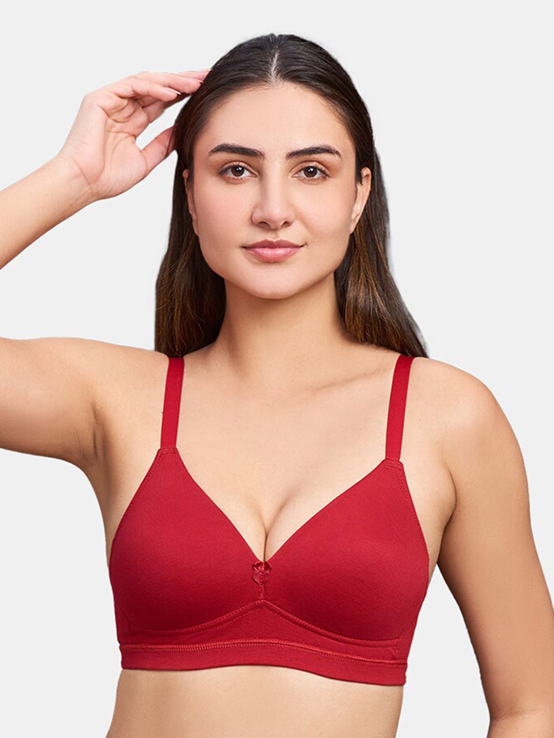 intimacy LINGERIE Medium Coverage Lightly Padded Cotton Push-Up Bra With All Day Comfort, Red
intimacy LINGERIE Medium Coverage Lightly Padded Cotton Push-Up Bra With All Day Comfort, Red