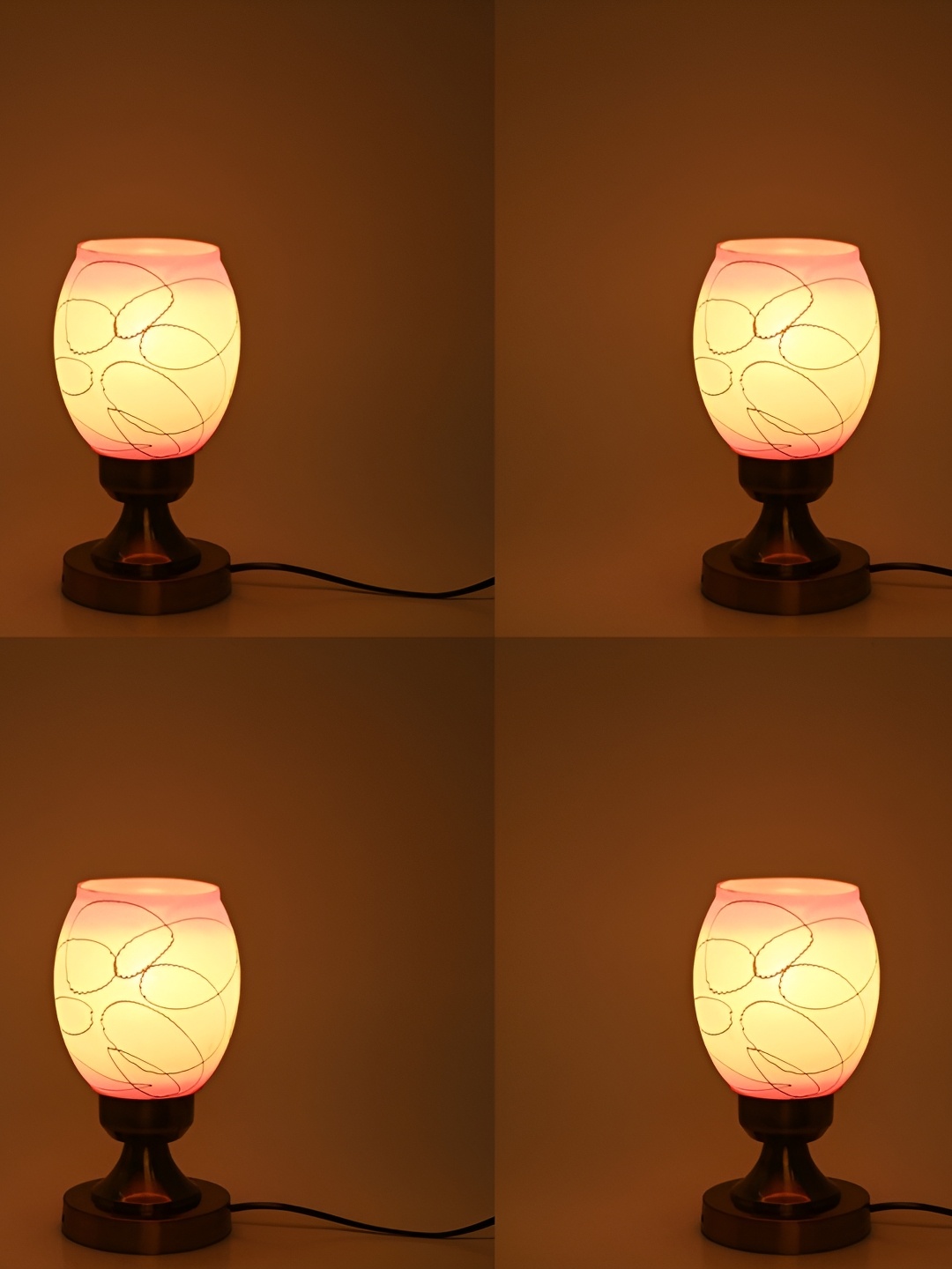 Afast Yellow & Pink 4 Pcs Printed Abstract Shaped Metal Table Lamps with Adjustable Cord
Afast Yellow & Pink 4 Pcs Printed Abstract Shaped Metal Table Lamps with Adjustable Cord