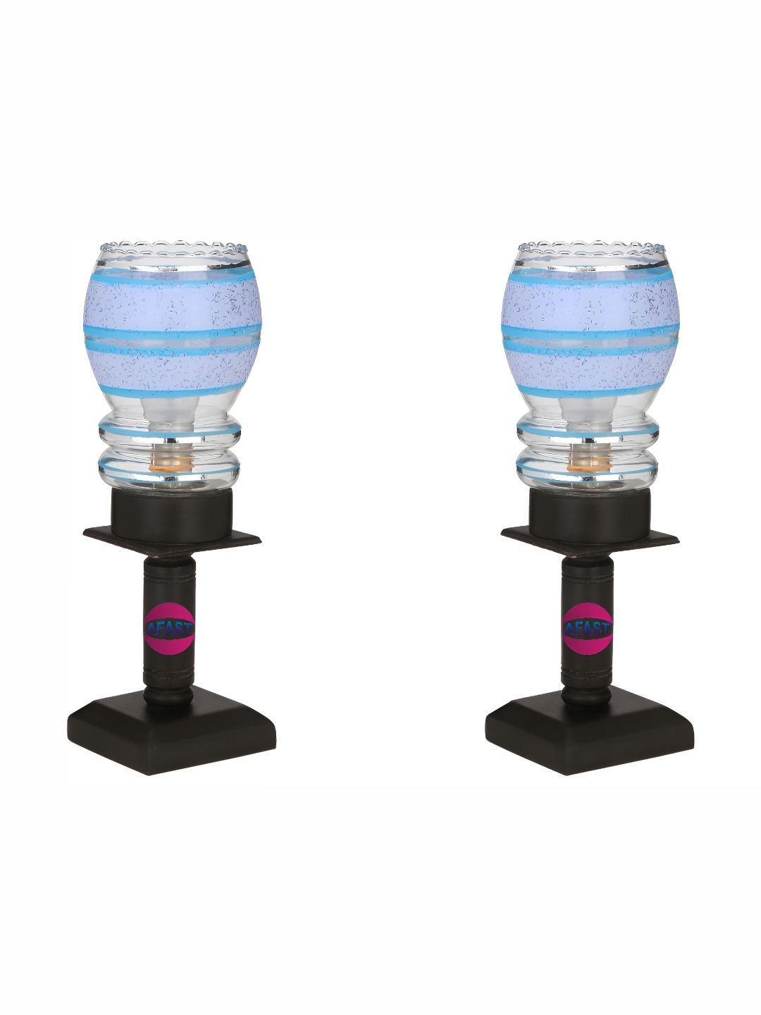 Afast Wwhite & Blue 2Pcs PrintedWood Quirky Abstract Shaped TableLamp with Adjustable Cord, White
Afast Wwhite & Blue 2Pcs PrintedWood Quirky Abstract Shaped TableLamp with Adjustable Cord, White