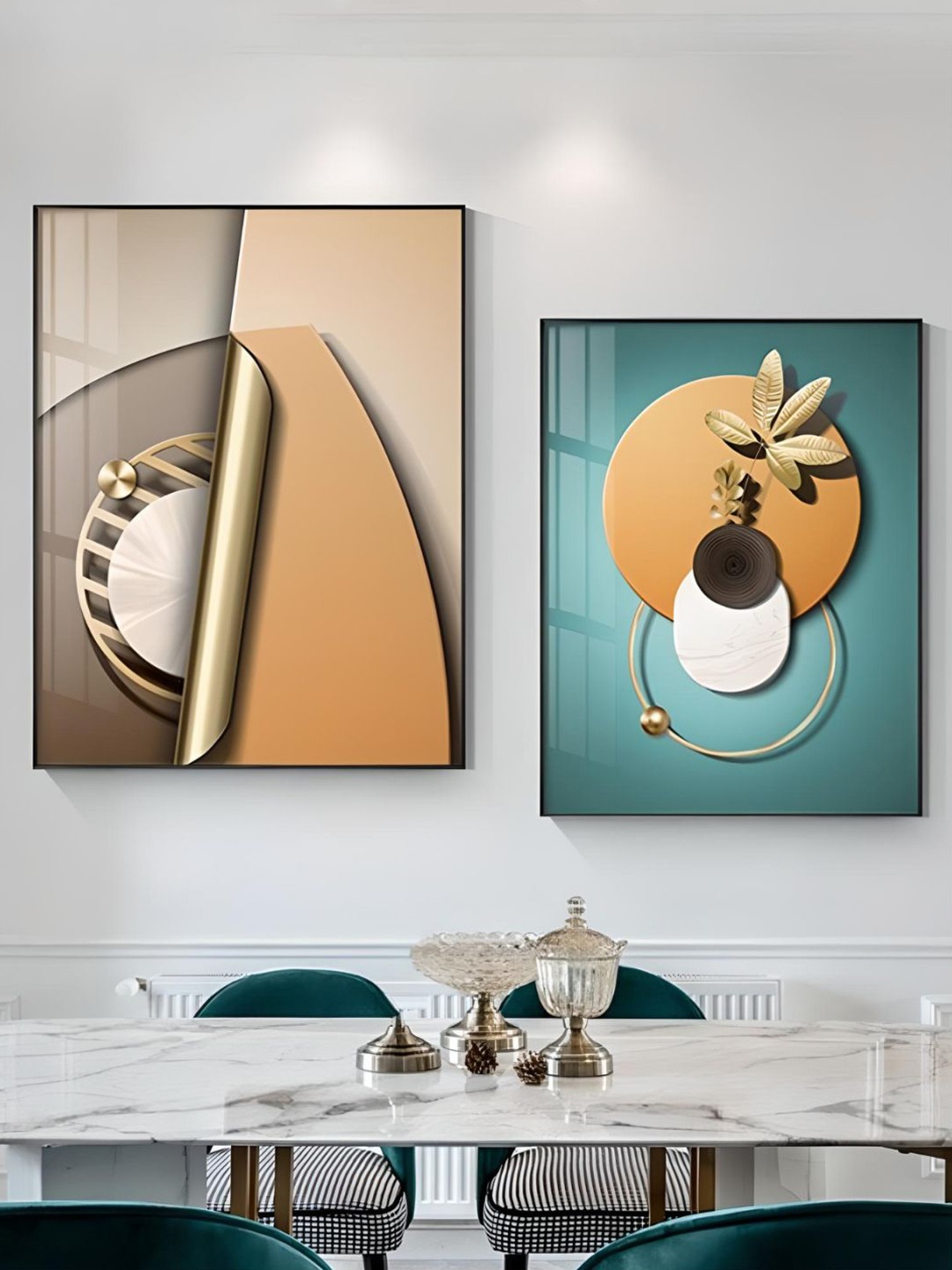 THE HANDMADE FLAIR Beige & Blue 2 Pcs Abstract Framed Painting Wall Art
THE HANDMADE FLAIR Beige & Blue 2 Pcs Abstract Framed Painting Wall Art