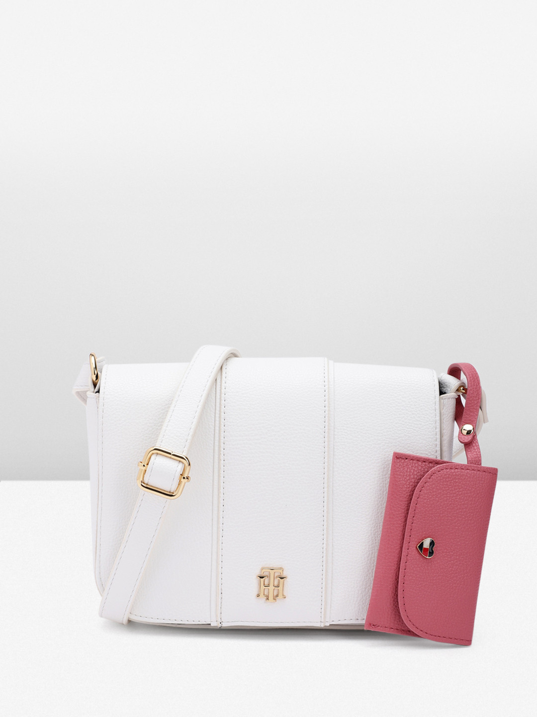 Tommy Hilfiger Structured Sling Bag with Pouch, White
Tommy Hilfiger Structured Sling Bag with Pouch, White