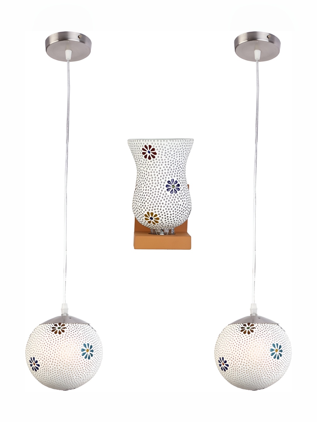 Afast White & Brown 3 Pcs Wall Lamp & Colorful Decorative Hanging Lamp Glass Wall Lamp
Afast White & Brown 3 Pcs Wall Lamp & Colorful Decorative Hanging Lamp Glass Wall Lamp