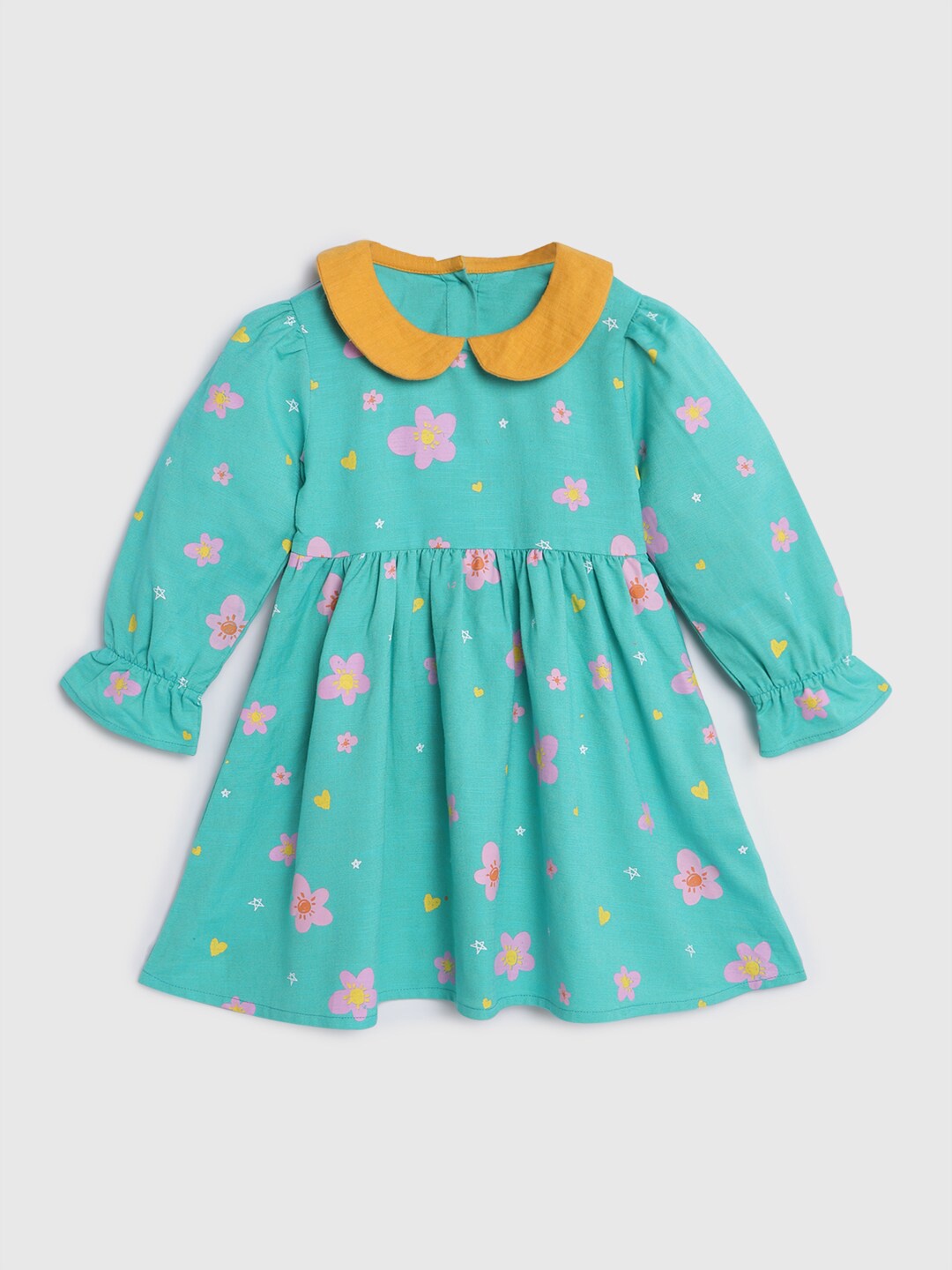 Somersault Infants Girls Floral Printed Peter Pan Collar Cotton A-Line Dress, Green
Somersault Infants Girls Floral Printed Peter Pan Collar Cotton A-Line Dress, Green