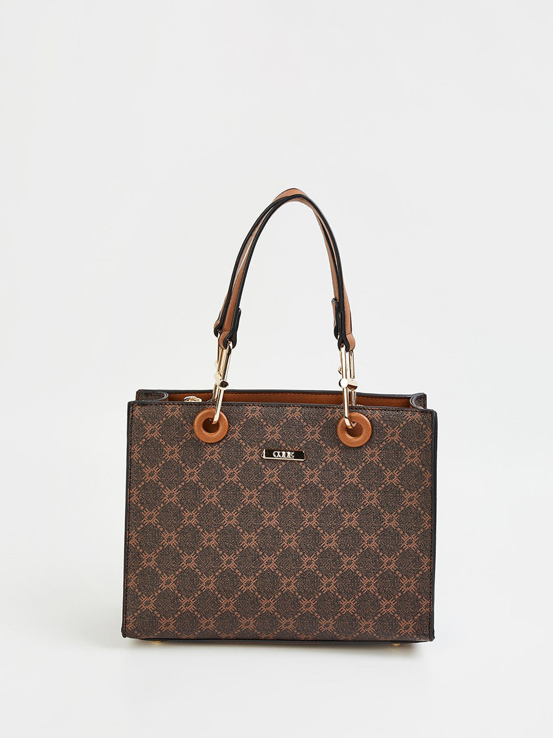 CODE by Lifestyle Abstract Printed Structured Shoulder Bag, Brown
CODE by Lifestyle Abstract Printed Structured Shoulder Bag, Brown