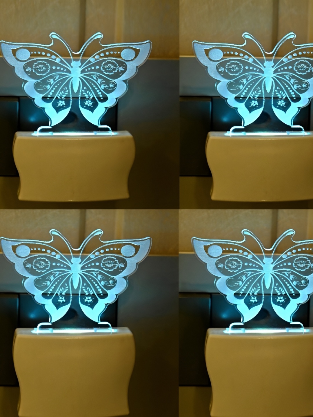 Afast Blue & White 4 Pieces Printed Abstract Shaped Acrylic Contemporary Led Wall Lamps
Afast Blue & White 4 Pieces Printed Abstract Shaped Acrylic Contemporary Led Wall Lamps