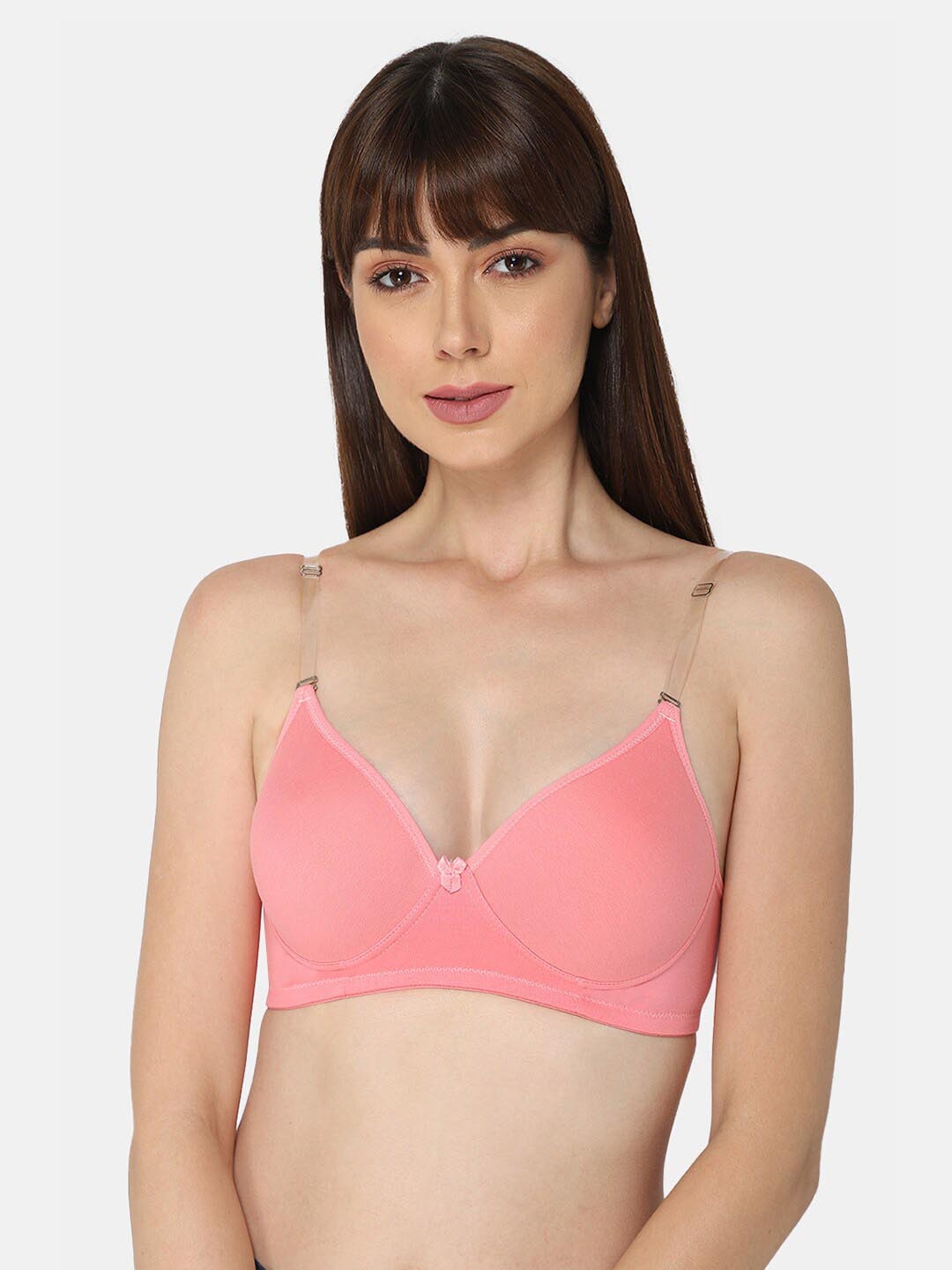 intimacy LINGERIE Medium Coverage Lightly Padded Cotton T-shirt Bra With All Day Comfort, Pink
intimacy LINGERIE Medium Coverage Lightly Padded Cotton T-shirt Bra With All Day Comfort, Pink