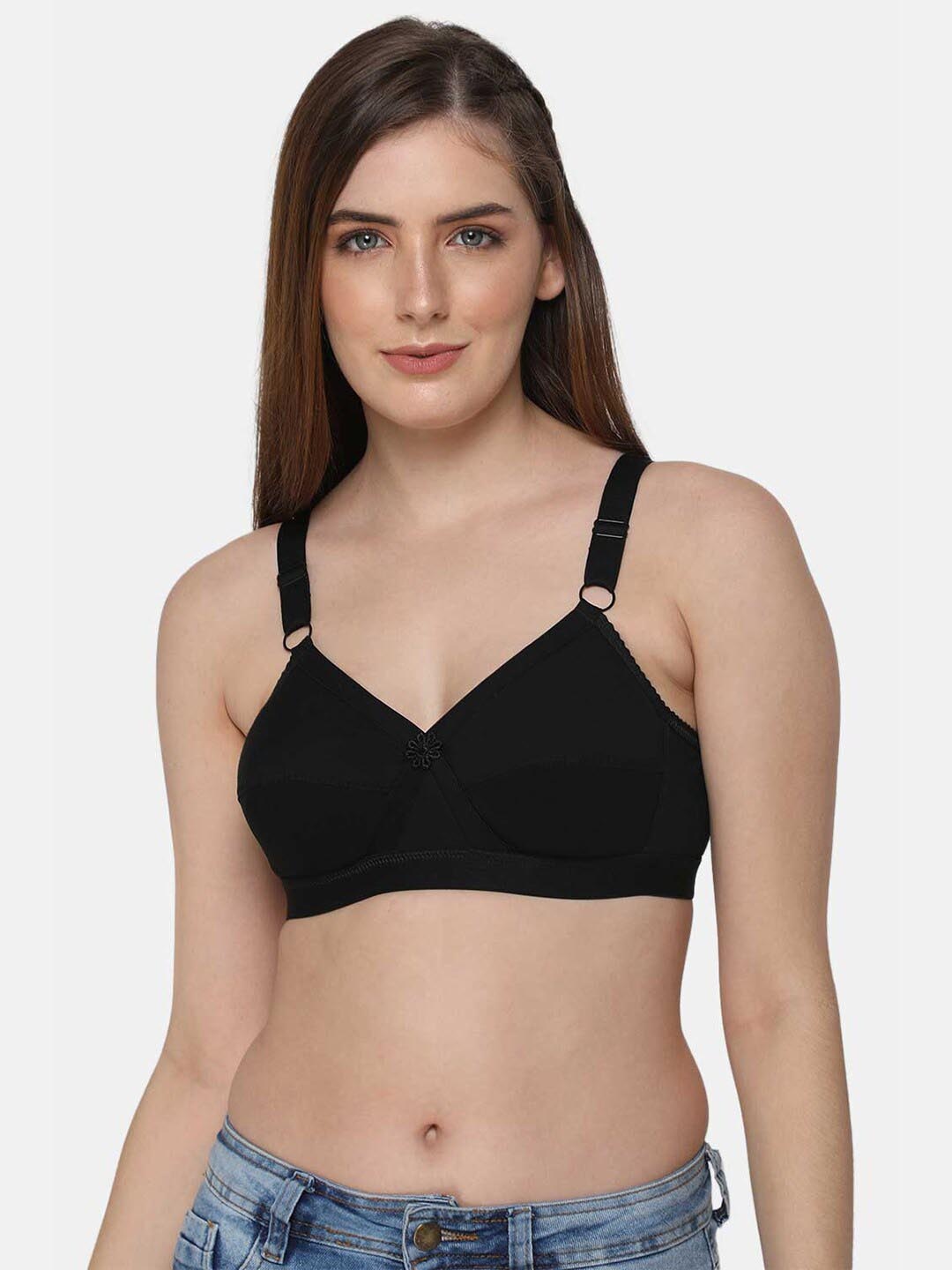 intimacy LINGERIE Full Coverage Non Padded Cotton Bra With All Day Comfort, Black
intimacy LINGERIE Full Coverage Non Padded Cotton Bra With All Day Comfort, Black