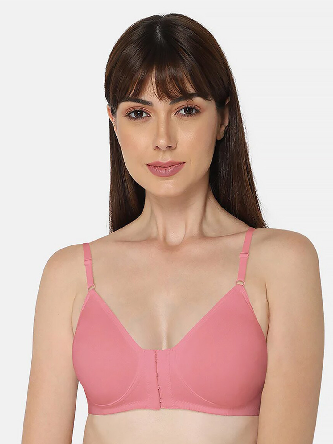 intimacy LINGERIE Medium Coverage Cotton Bra with All Day Comfort, Pink 
intimacy LINGERIE Medium Coverage Cotton Bra with All Day Comfort, Pink
