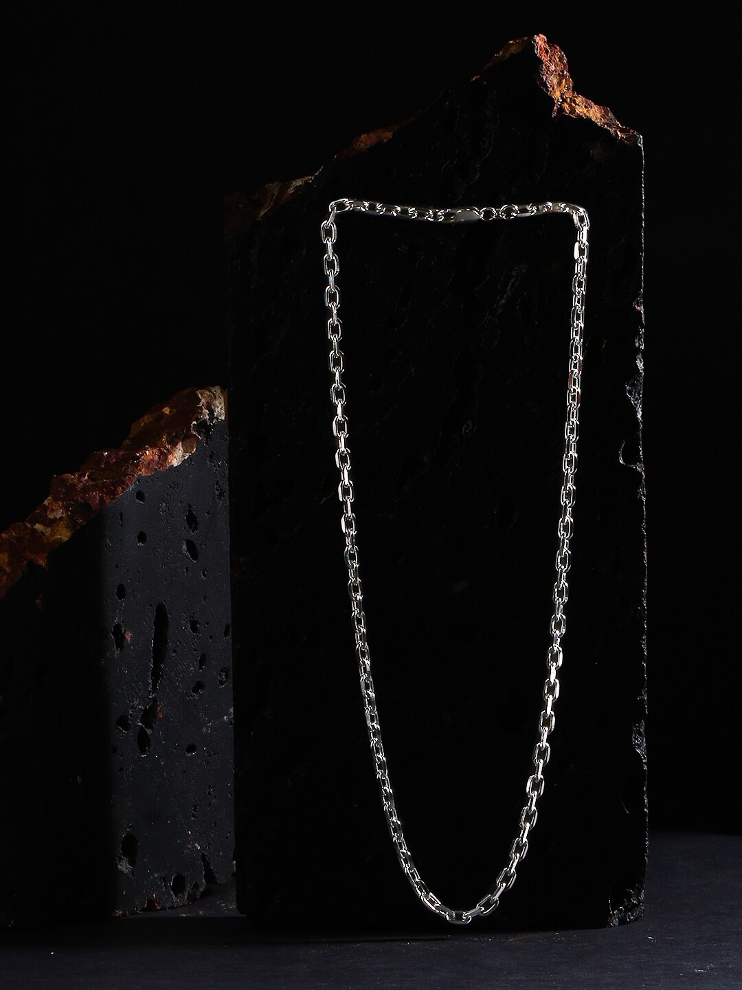 ZORD Men Sterling Silver-Plated Chain