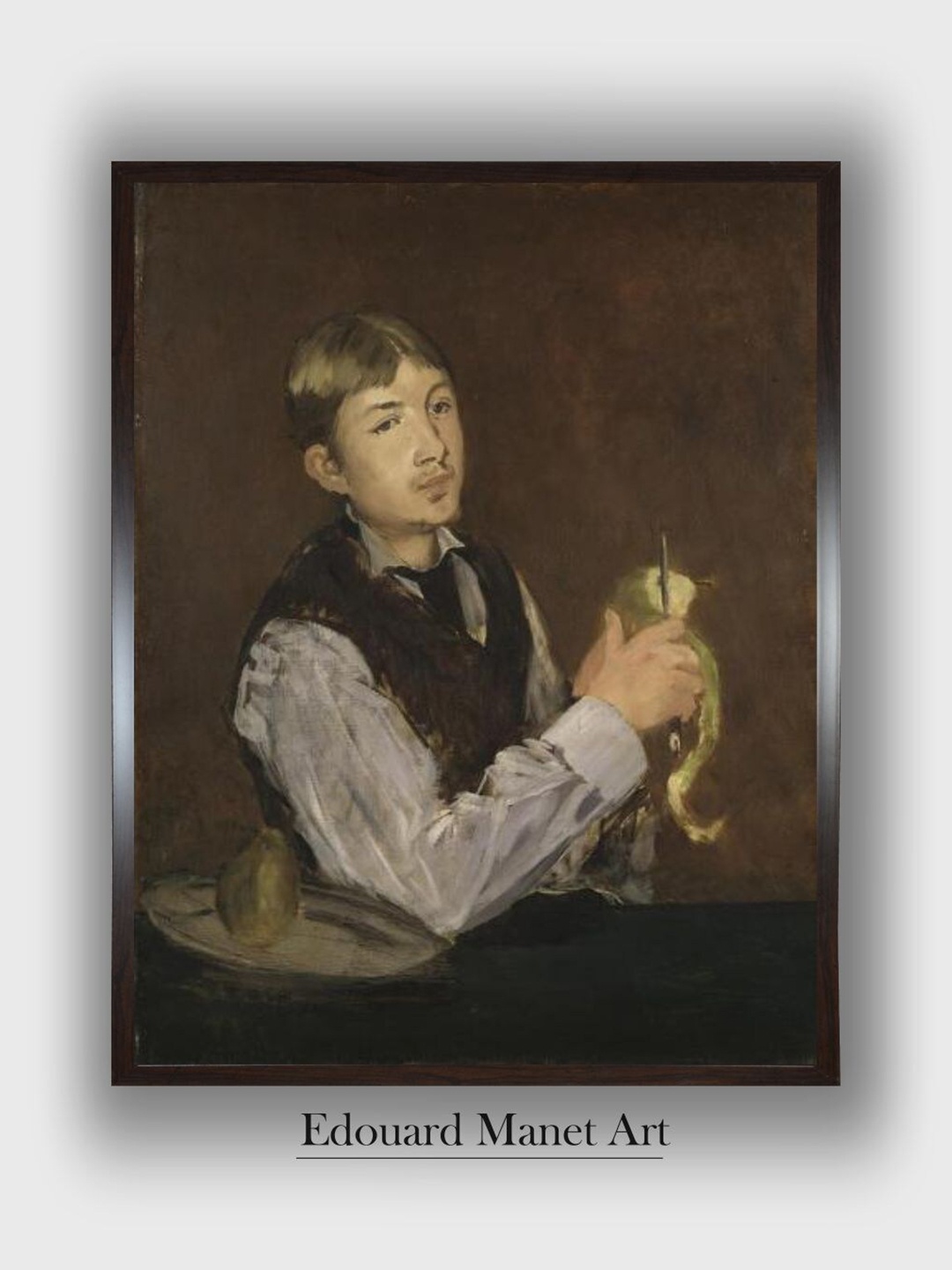 The Art House Brown & Grey Young Boy Peeling a Pear, c.1867 Wooden Framed Painting WallArt
The Art House Brown & Grey Young Boy Peeling a Pear, c.1867 Wooden Framed Painting WallArt