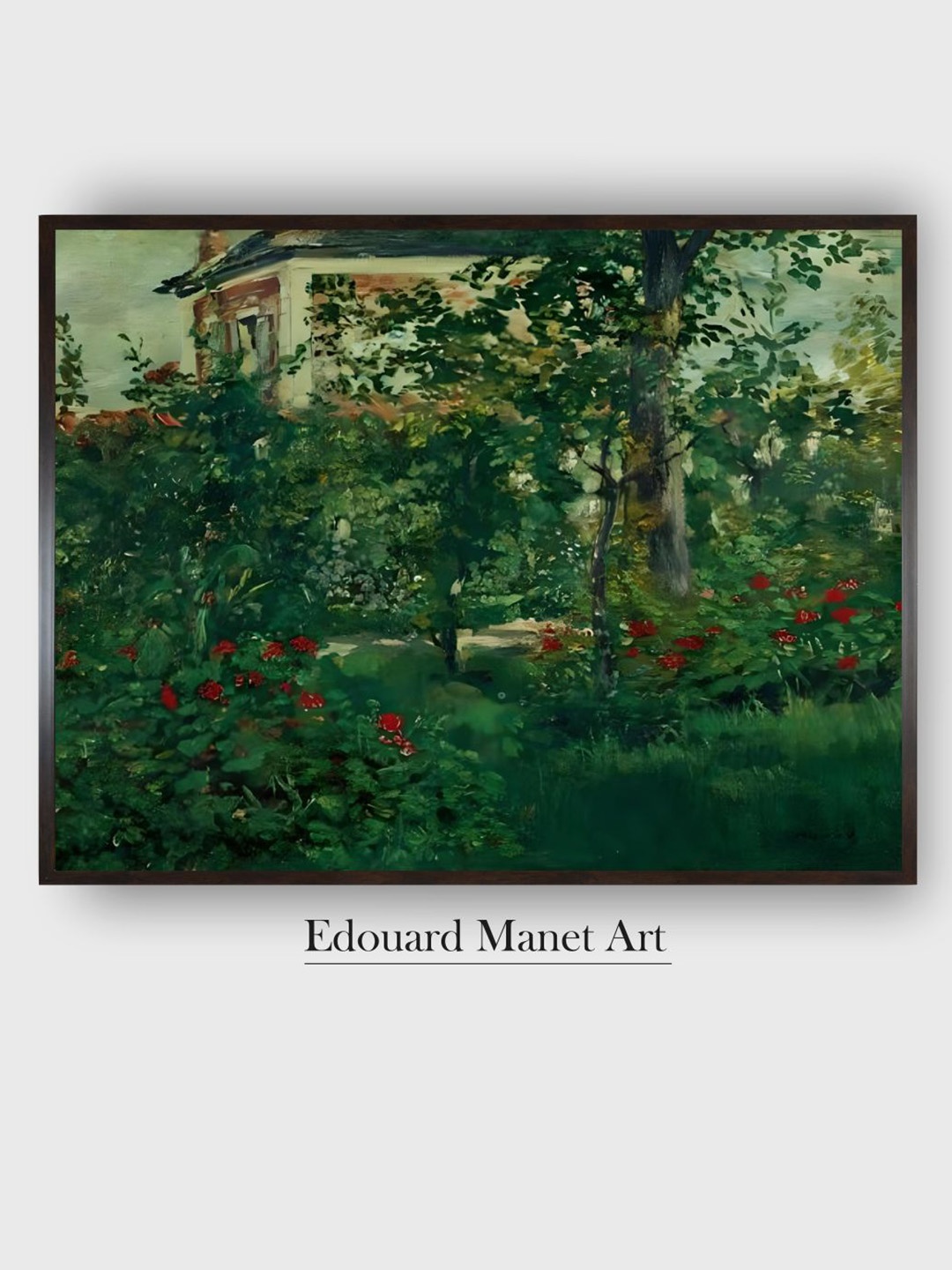 The Art House Black & Green The Bellevue garden Wooden Framed Canvas Painting Wall Art
The Art House Black & Green The Bellevue garden Wooden Framed Canvas Painting Wall Art