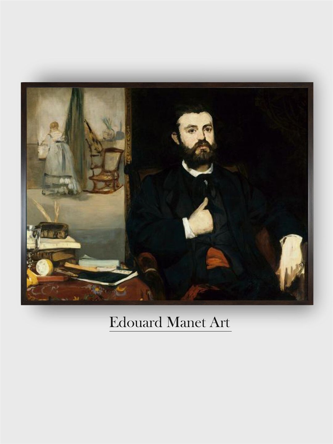The Art House Black Portrait of the Sculptor Zacharie Atruc Wooden Framed Painting WallArt
The Art House Black Portrait of the Sculptor Zacharie Atruc Wooden Framed Painting WallArt