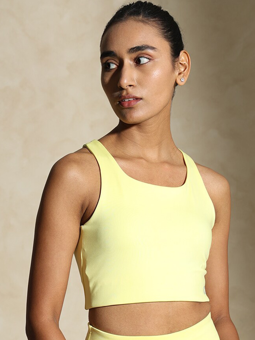 Silvertraq Anti Odour Full Coverage Removable Padding Workout Bra With Anti Microbial, Yellow
Silvertraq Anti Odour Full Coverage Removable Padding Workout Bra With Anti Microbial, Yellow