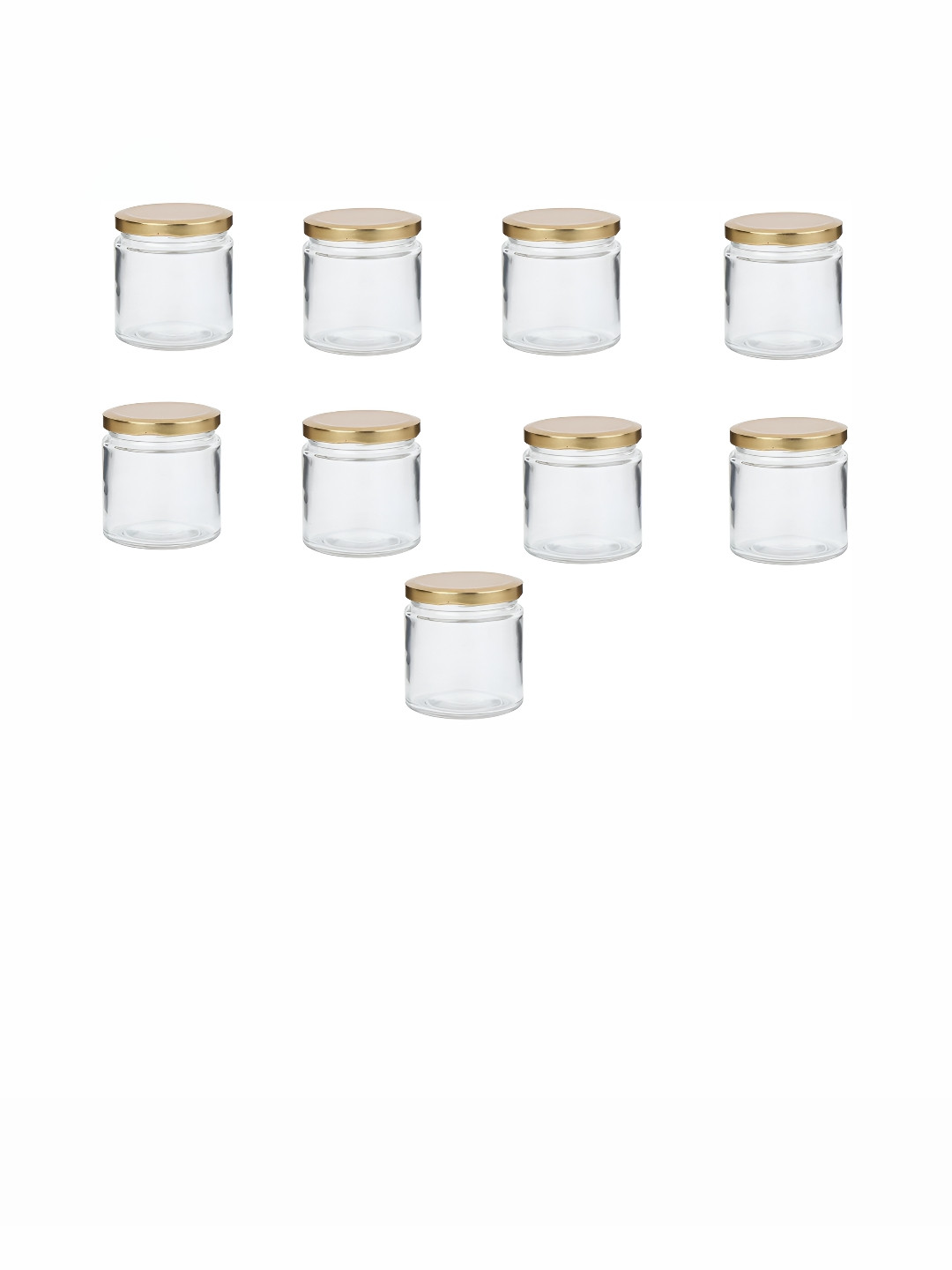 Afast Transparent & Gold Toned 9 Pieces Glass Dishwasher Safe Food Containers 40 ML Each
Afast Transparent & Gold Toned 9 Pieces Glass Dishwasher Safe Food Containers 40 ML Each