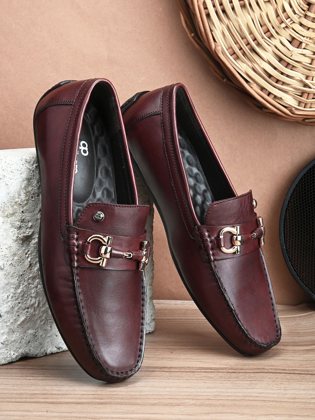 pelle albero Men Square Toe Comfort Insole Lightweight Leather Horsebit Loafers, Brown
pelle albero Men Square Toe Comfort Insole Lightweight Leather Horsebit Loafers, Brown