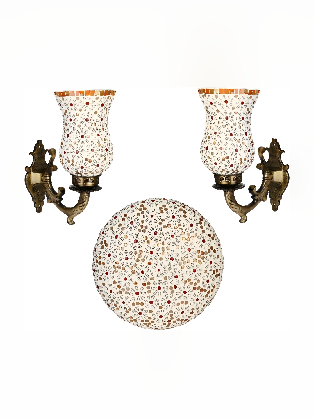 Afast White & Brown Textured Abstract Shaped Contemporary Glass Wall & Ceiling Lamps
Afast White & Brown Textured Abstract Shaped Contemporary Glass Wall & Ceiling Lamps
