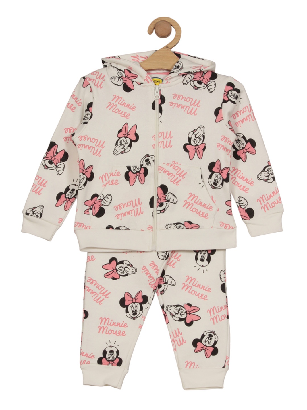 Lil Lollipop Kids Minnie Mouse Printed Hooded Neck Fleece Sweatshirt & Joggers, White
Lil Lollipop Kids Minnie Mouse Printed Hooded Neck Fleece Sweatshirt & Joggers, White