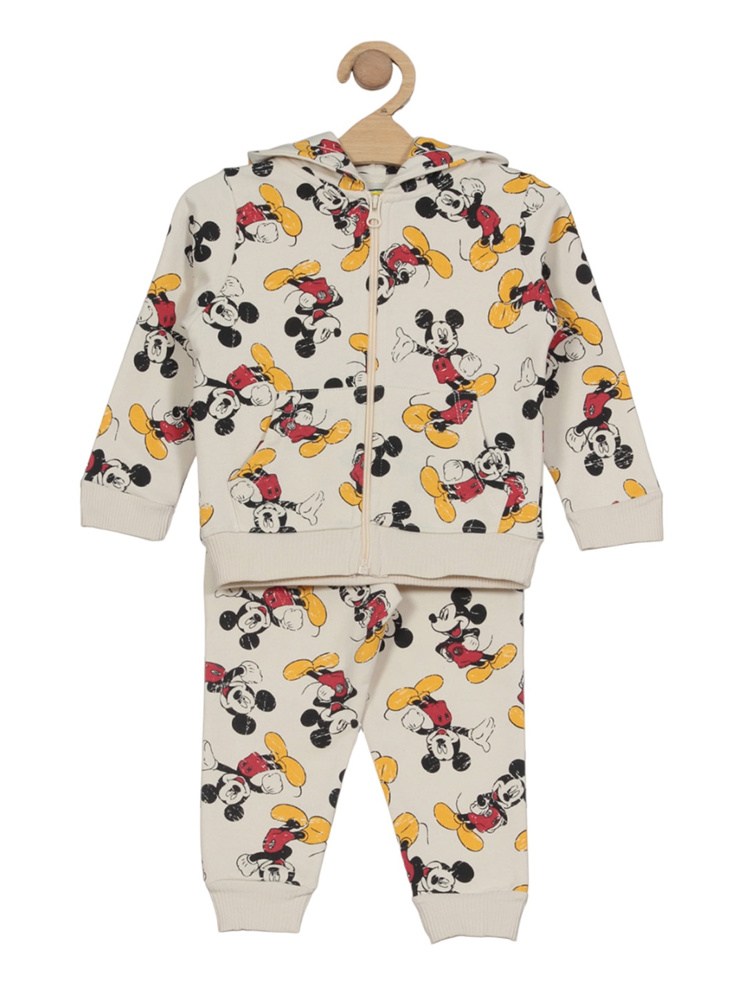 Lil Lollipop Kids Mickey Mouse Printed Hooded Neck Fleece Sweatshirt & Joggers, Cream
Lil Lollipop Kids Mickey Mouse Printed Hooded Neck Fleece Sweatshirt & Joggers, Cream